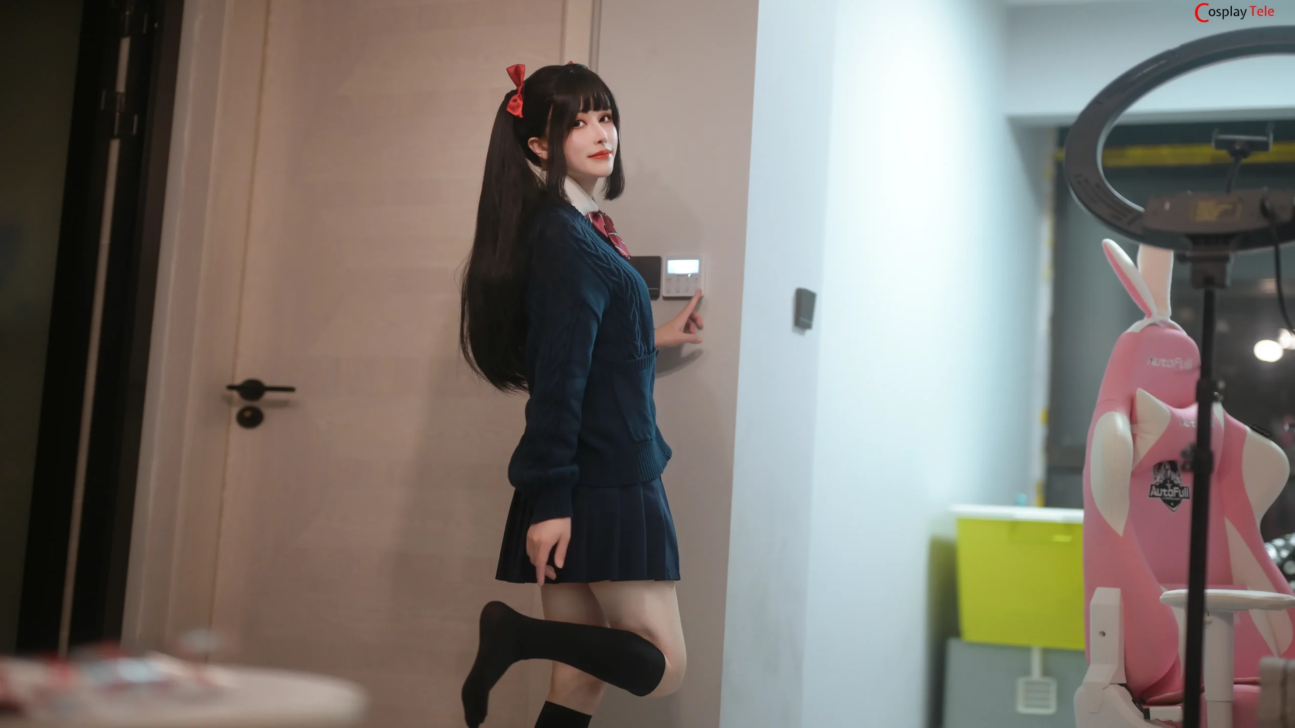鹿八岁baby (baby-LuLu) – JK girl is throbbing “120 photos and 1 video” 第42张图