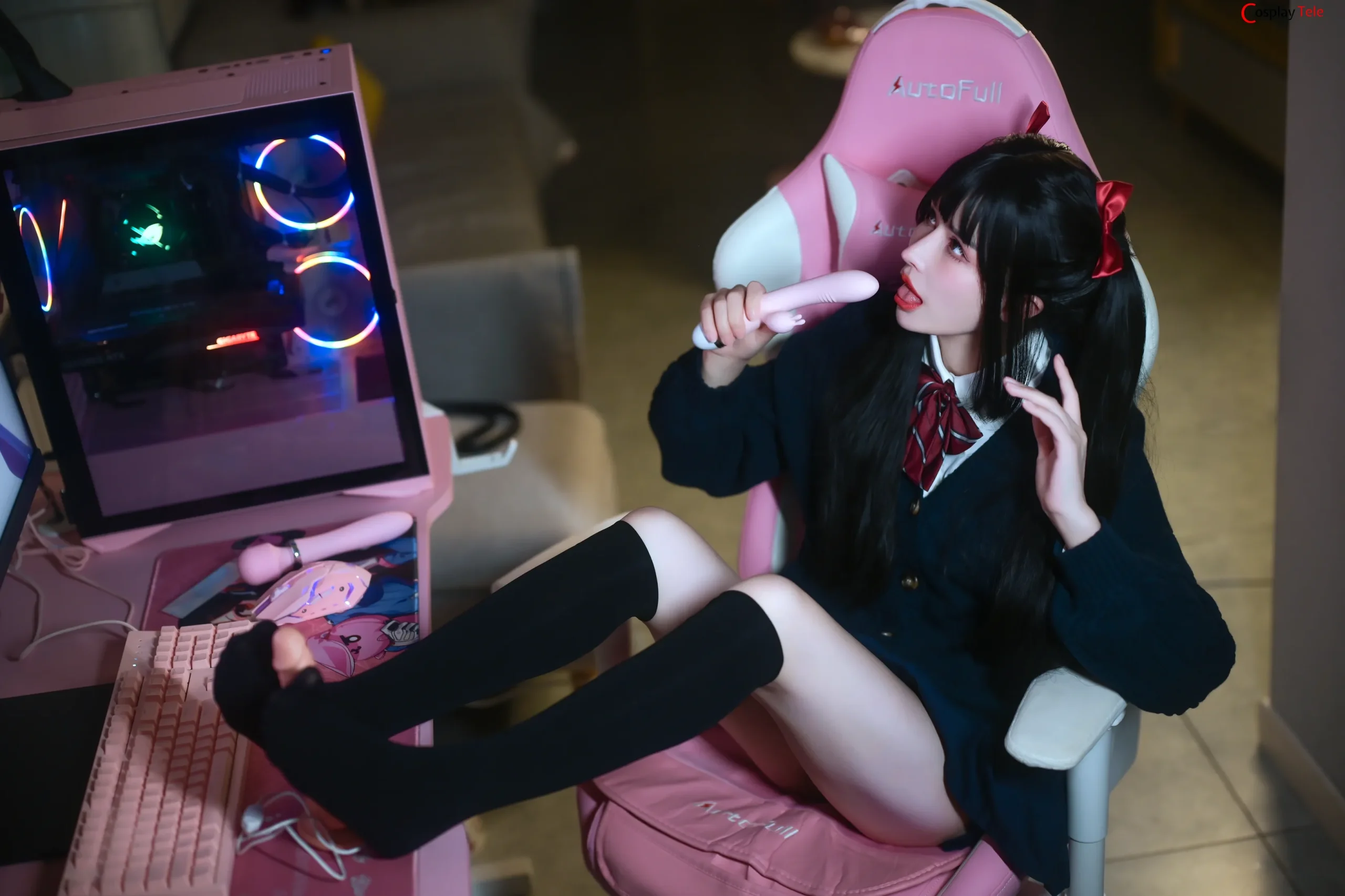 鹿八岁baby (baby-LuLu) – JK girl is throbbing “120 photos and 1 video” 第58张图