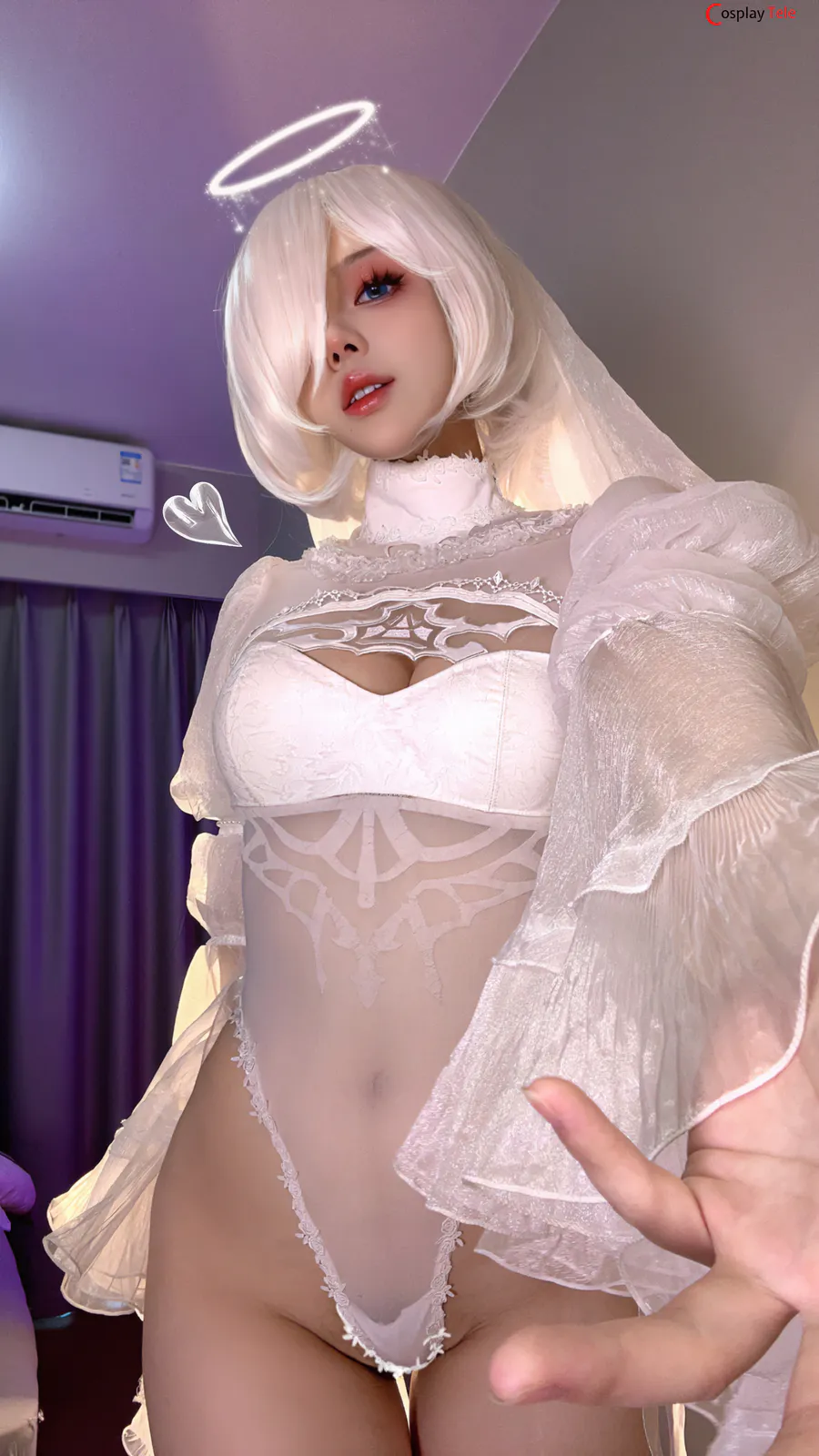 九言 (Jiu Yan) cosplay 2B – Nier:Automata “42 photos and 3 videos” 第1张图