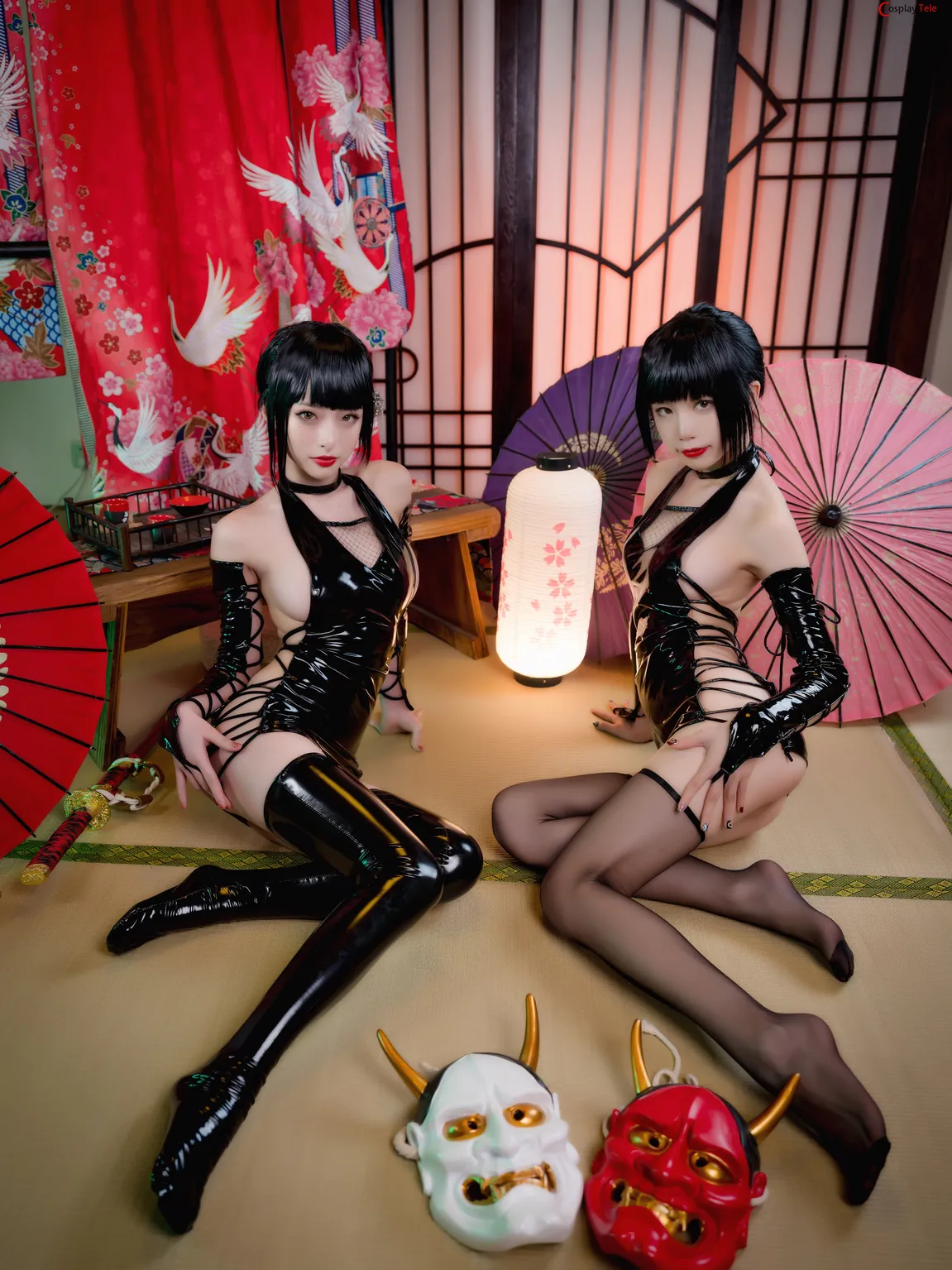 清水由乃 (Qsyn0101) and 水淼aqua – Ninja duo “31 photos,9 gifs and 2 videos” 第2张图