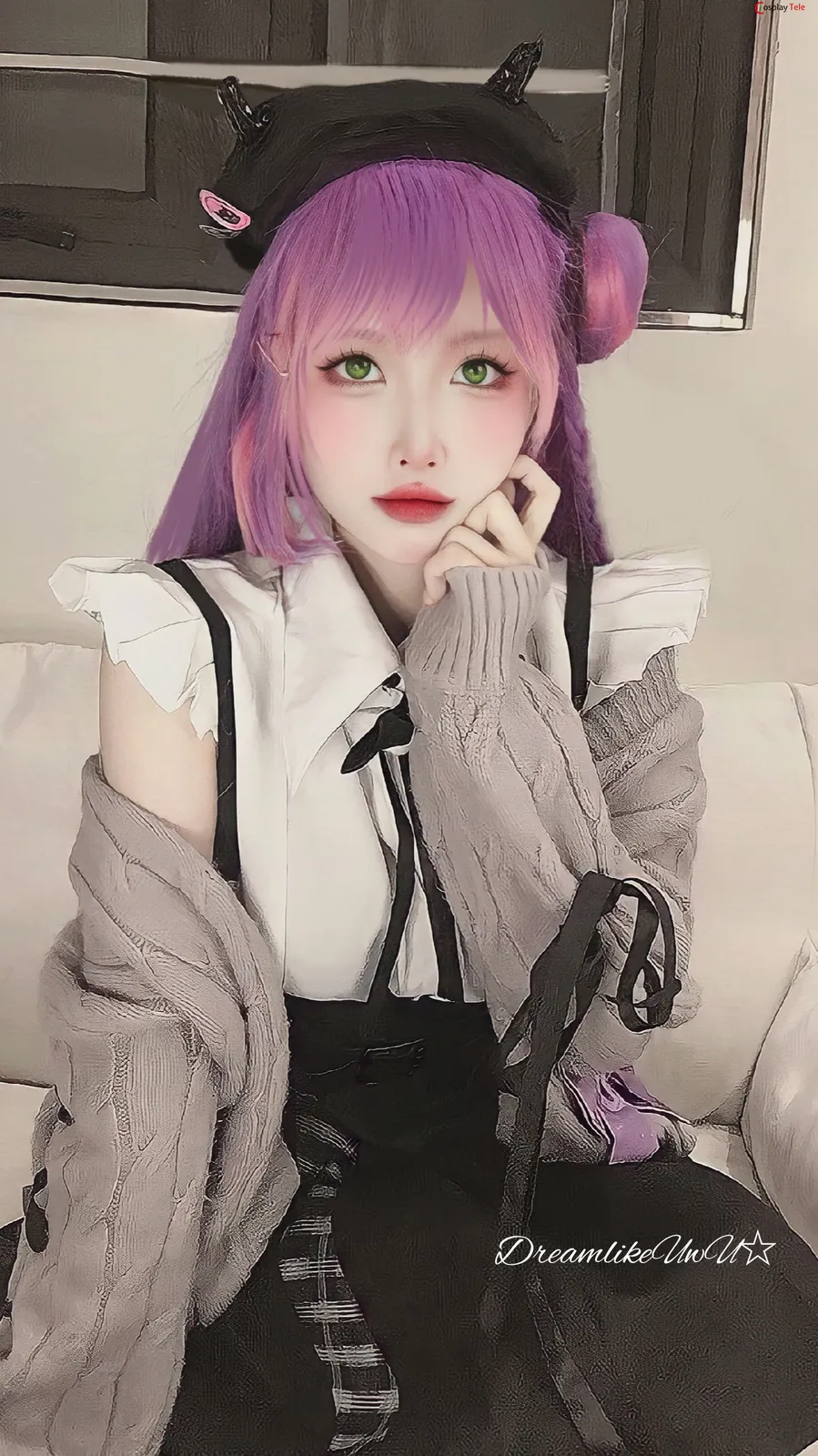 DreamlikeUwU cosplay Tokoyami Towa – Hololive “30 photos and 3 videos” 第1张图
