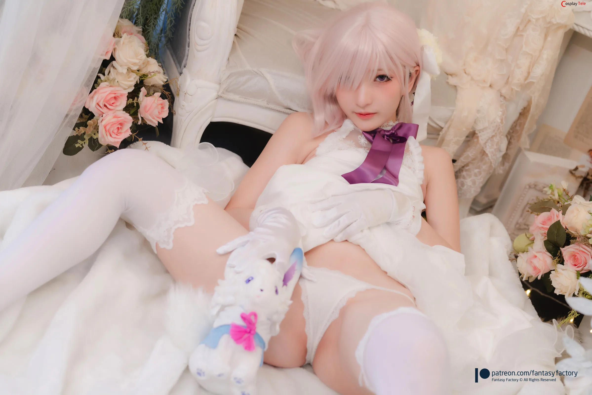 Fantasy Factory – 小丁 (Xiao Ding) cosplay Mashu Kyrielight – Fate/Grand Order “116 photos” 第9张图
