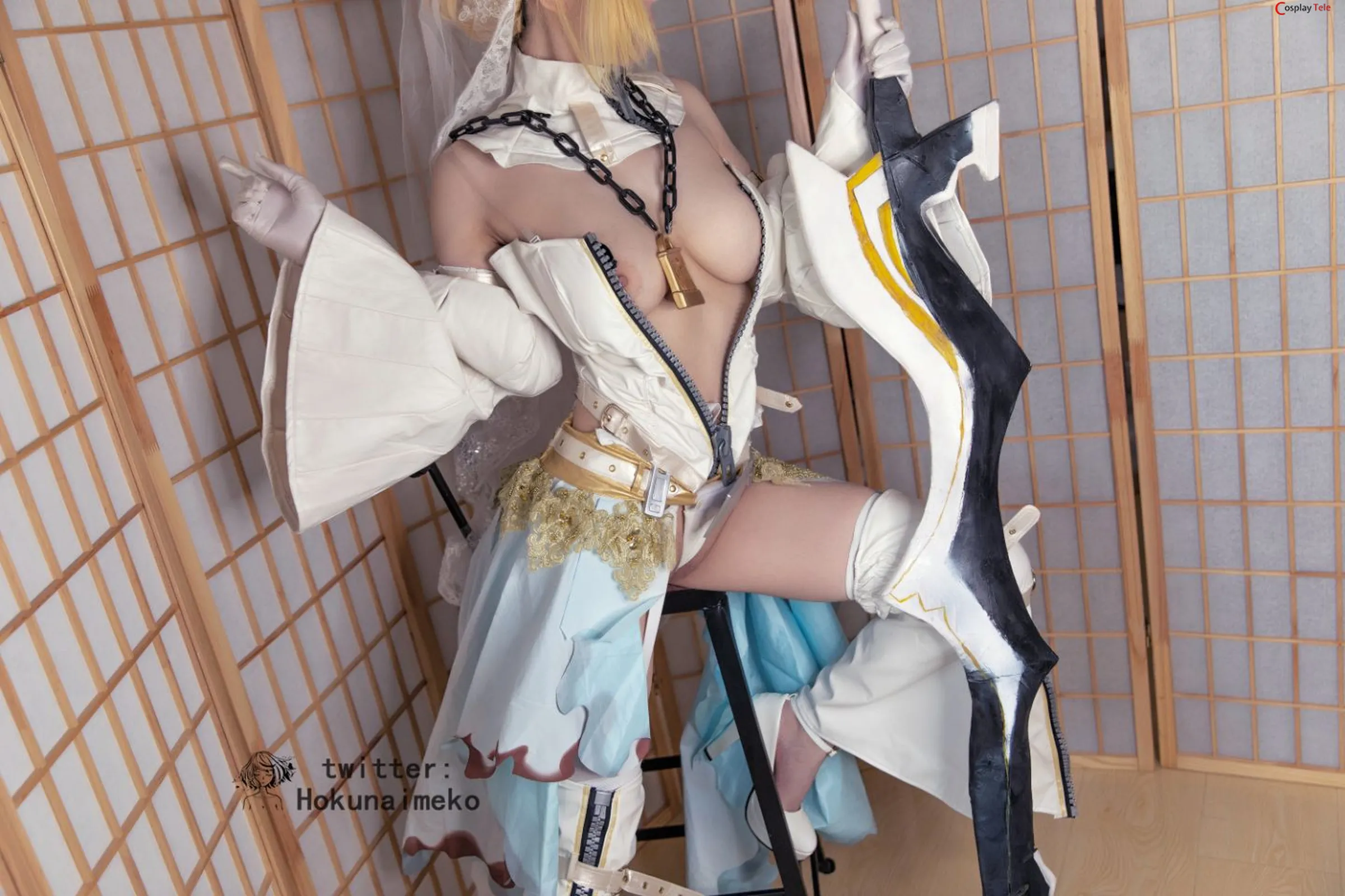Hokunaimeko cosplay Bride Nero Claudius – Fate/Grand Order “85 photos” 第11张图