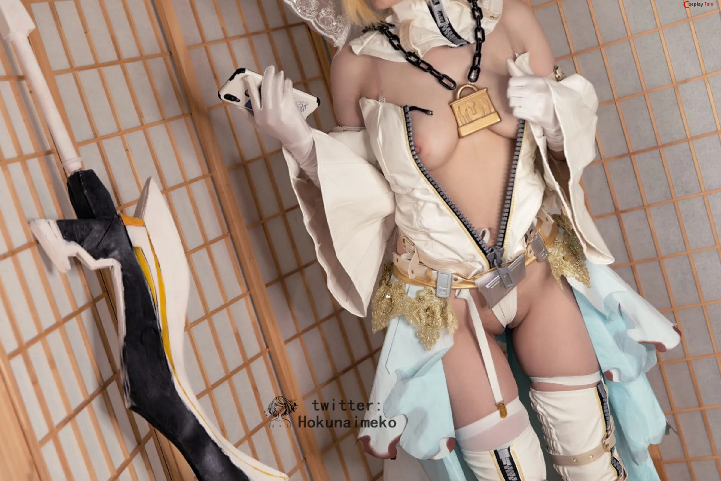 Hokunaimeko cosplay Bride Nero Claudius – Fate/Grand Order “85 photos” 第4张图