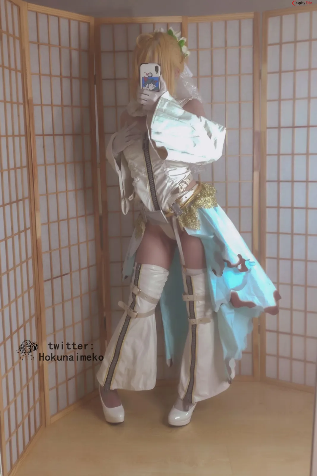 Hokunaimeko cosplay Bride Nero Claudius – Fate/Grand Order “85 photos” 第59张图