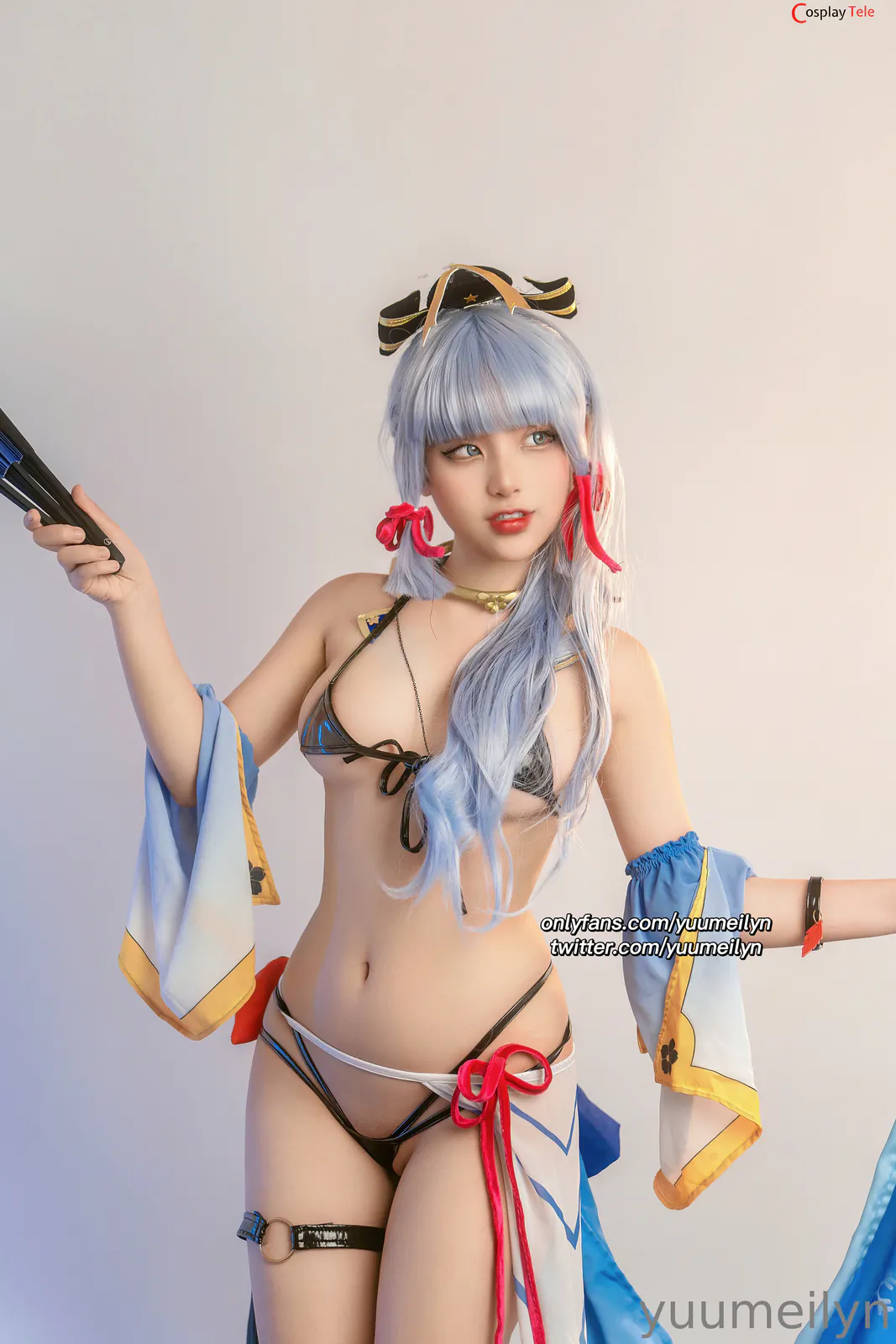Meiilyn (yuumeilyn) cosplay Ayaka Kamisato – Genshin Impact – Part 2 “41 photos,33 gifs and 4 videos” 第1张图