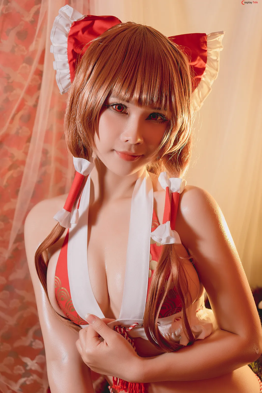 Pyoncos (ピオン) cosplay Reimu Hakurei – Touhou “21 photos” 第7张图