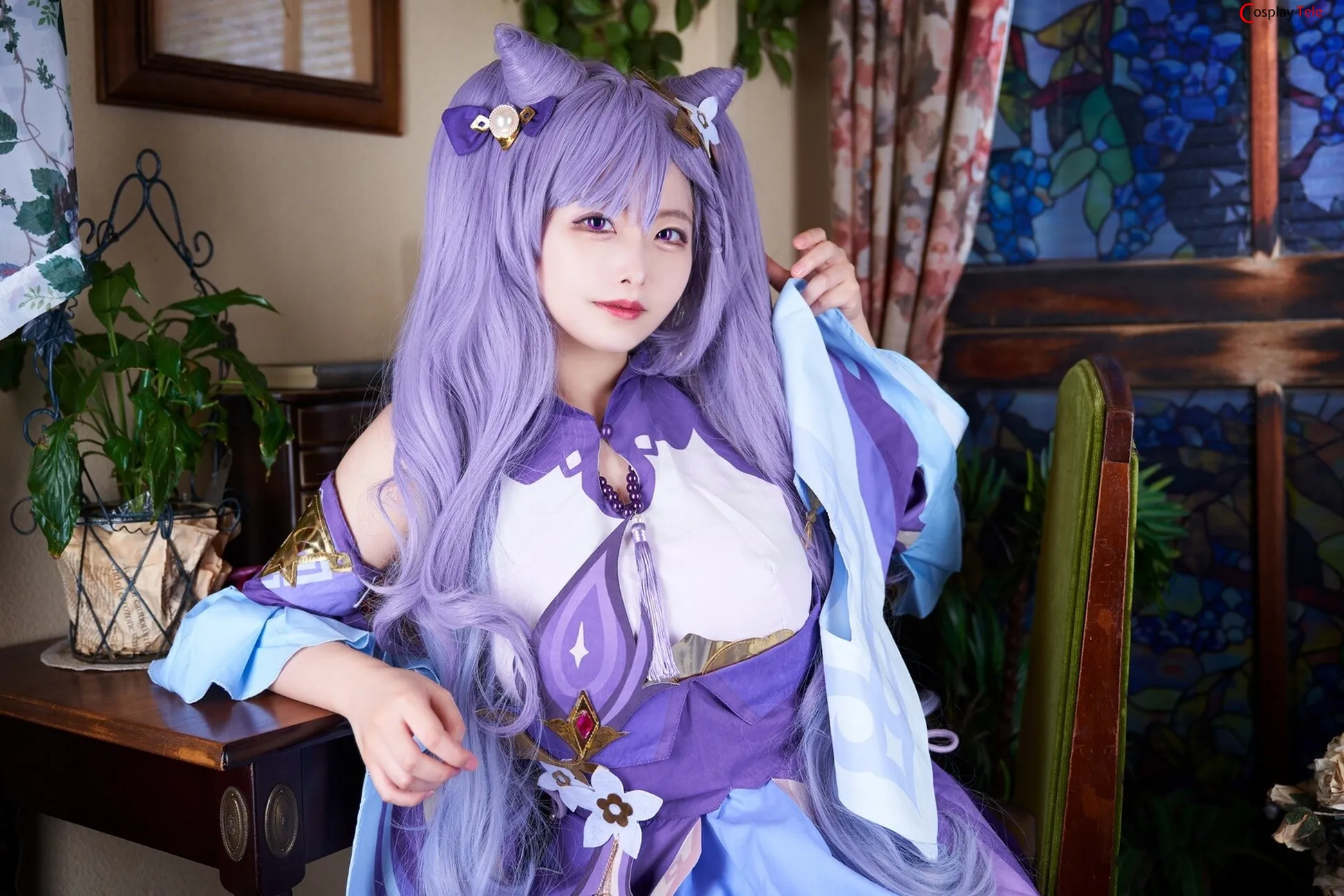 Itchika Red-Beryl cosplay Keqing – Genshin Impact “29 photos” 第3张图