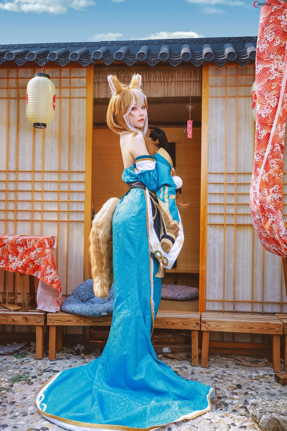 Cherry Neko (桜桃喵) cosplay Ms. Hina (Secret Identity) – Genshin Impact “46 photos and 2 videos” 第13张图