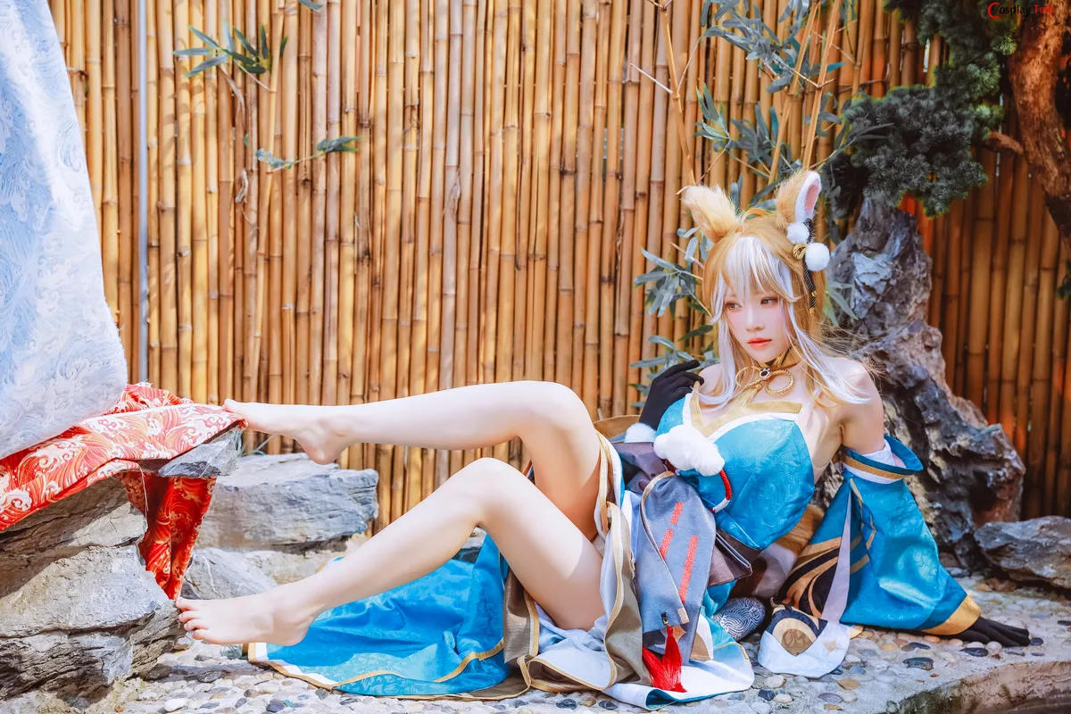 Cherry Neko (桜桃喵) cosplay Ms. Hina (Secret Identity) – Genshin Impact “46 photos and 2 videos” 第23张图