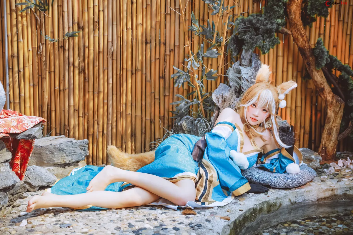 Cherry Neko (桜桃喵) cosplay Ms. Hina (Secret Identity) – Genshin Impact “46 photos and 2 videos” 第24张图