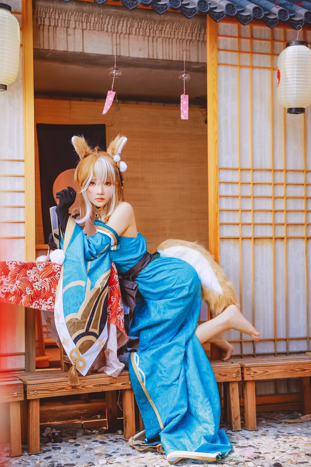 Cherry Neko (桜桃喵) cosplay Ms. Hina (Secret Identity) – Genshin Impact “46 photos and 2 videos” 第6张图