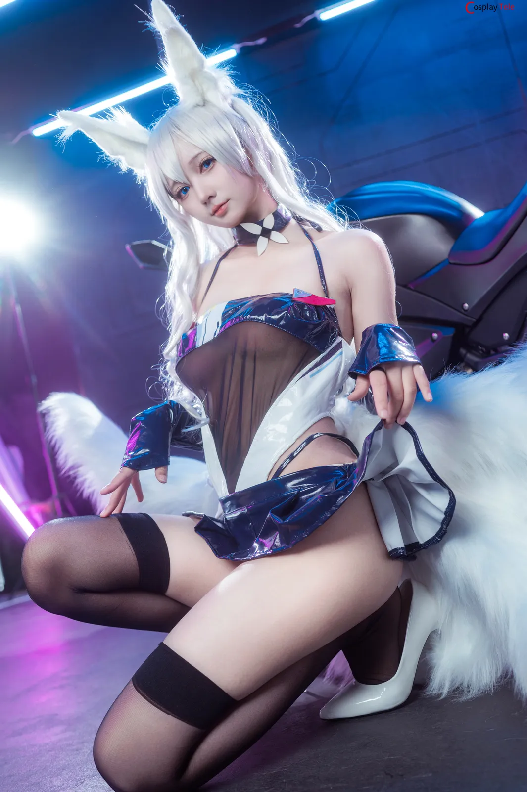 艾西aiwest and 仙九Airi cosplay Baltimore and Shinano Racing Queen – Azur Lane “47 photos” 第17张图