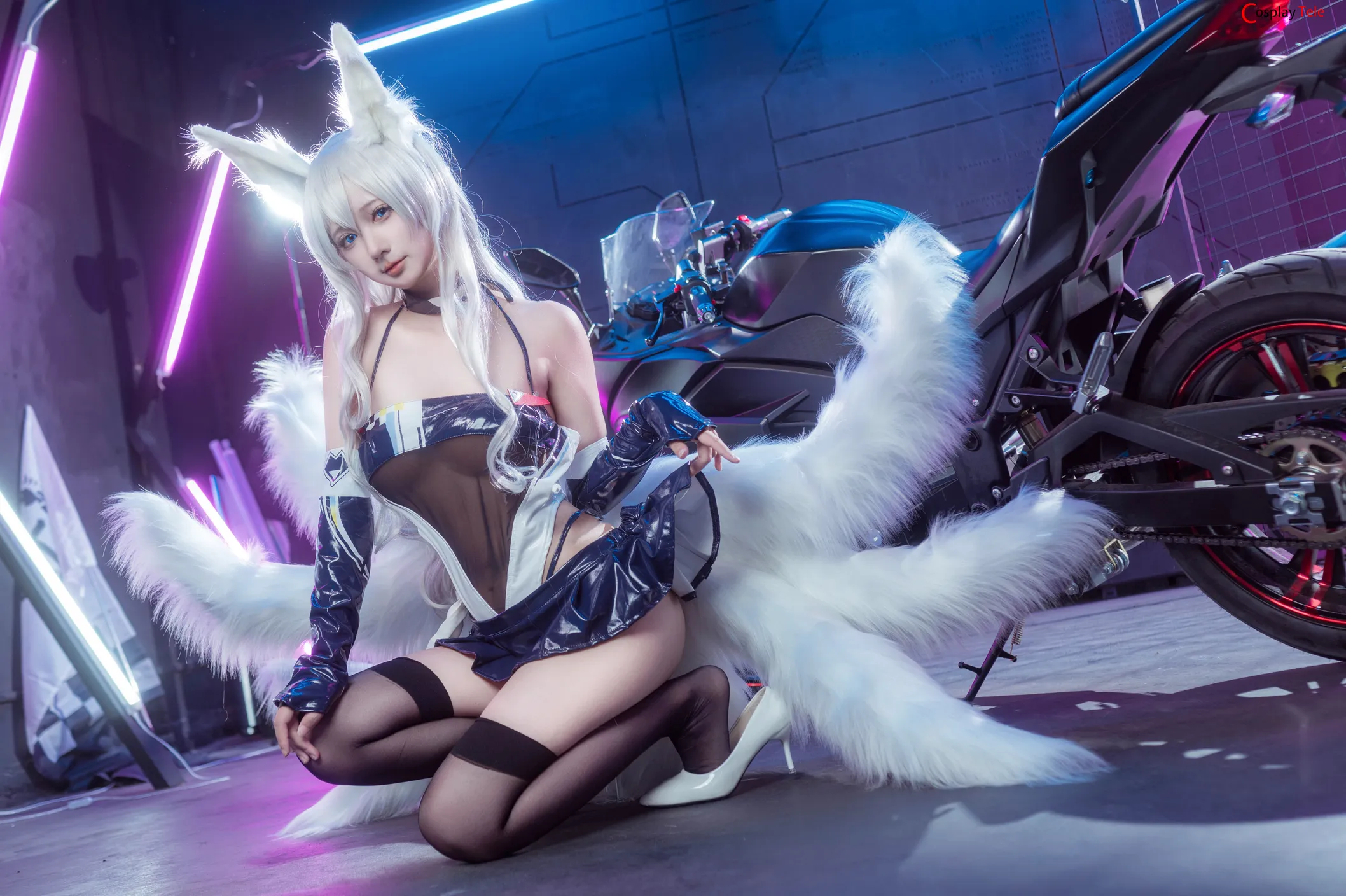 艾西aiwest and 仙九Airi cosplay Baltimore and Shinano Racing Queen – Azur Lane “47 photos” 第18张图