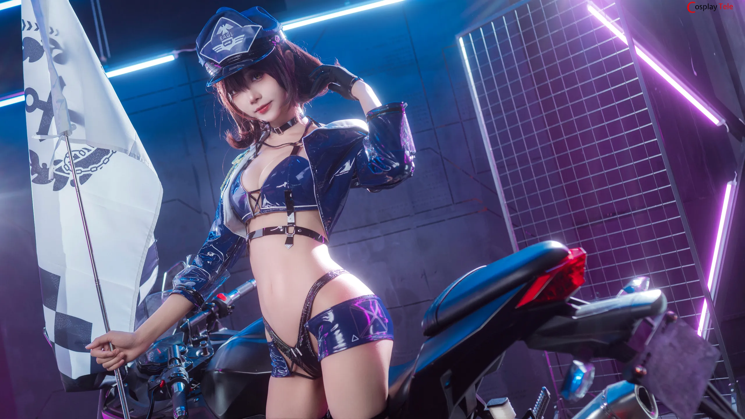 艾西aiwest and 仙九Airi cosplay Baltimore and Shinano Racing Queen – Azur Lane “47 photos” 第26张图