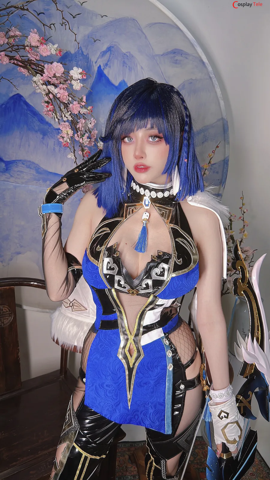Byoru (ビョル) cosplay Yelan – Genshin Impact “80 photos and 9 videos” 第36张图