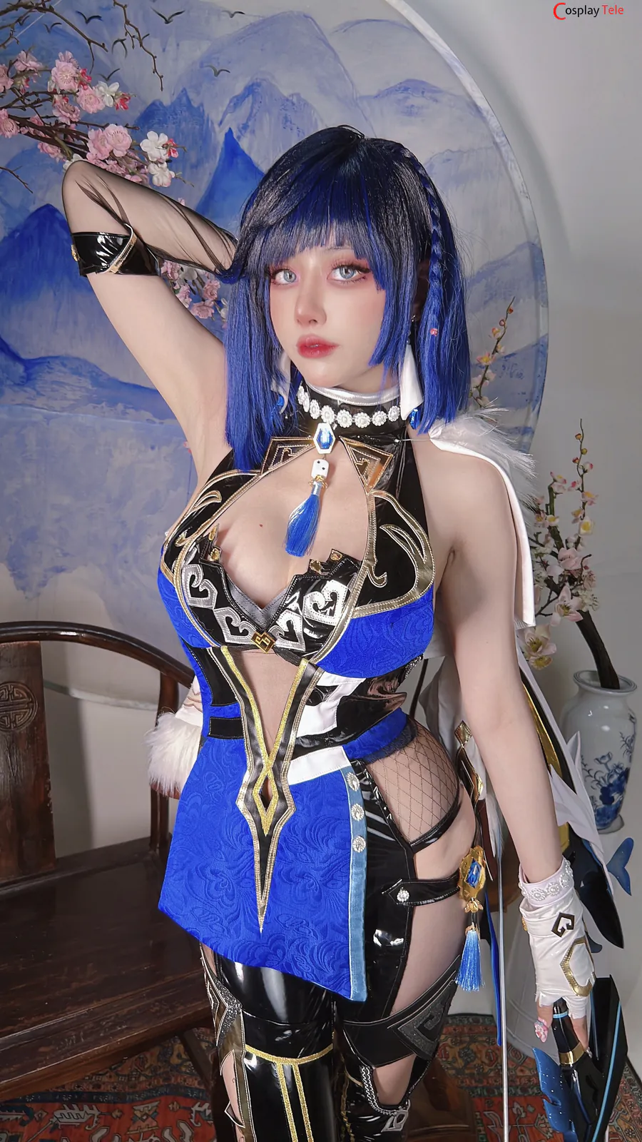 Byoru (ビョル) cosplay Yelan – Genshin Impact “80 photos and 9 videos” 第37张图