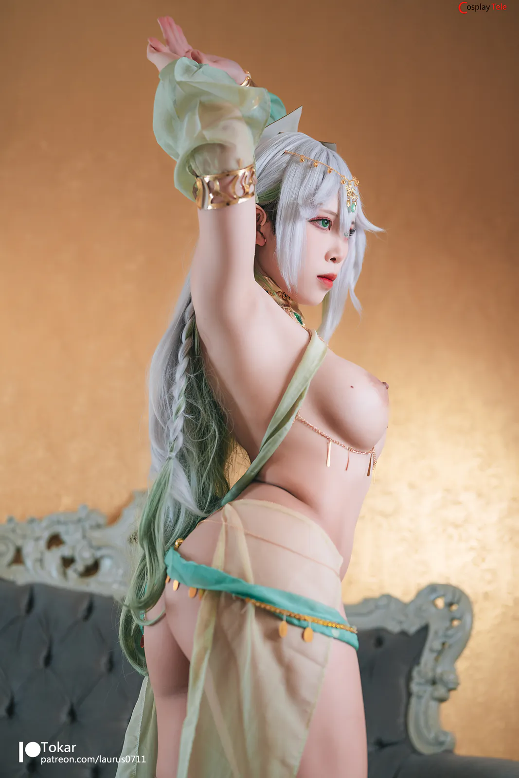 Tokar 浵卡 (laurus0711) cosplay Greater Lord Rukkhadevata – Genshin Impact “34 photos and 1 video” 第17张图
