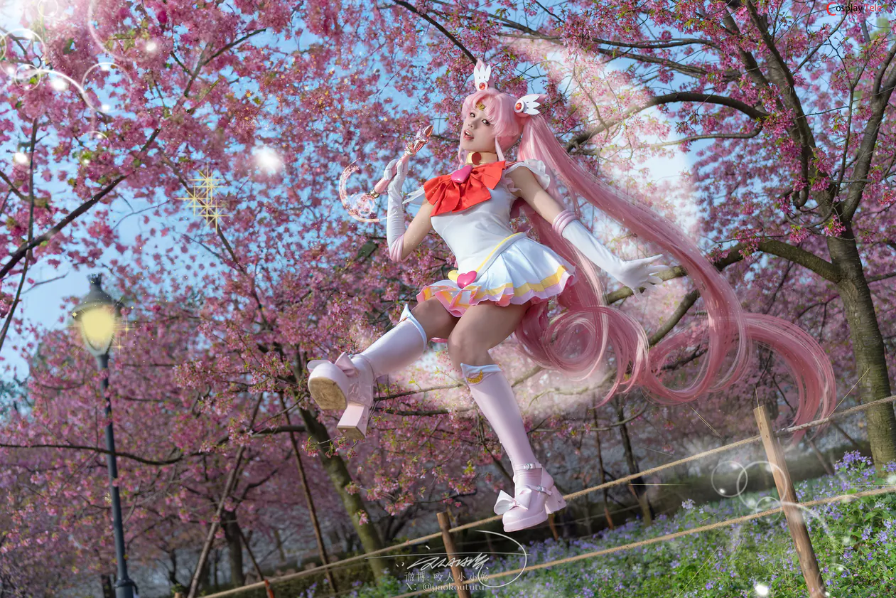 咬一口兔娘ovo (Yaokoututu) cosplay Chibiusa Tsukino – Sailor Moon “74 photos and 1 video” 第10张图