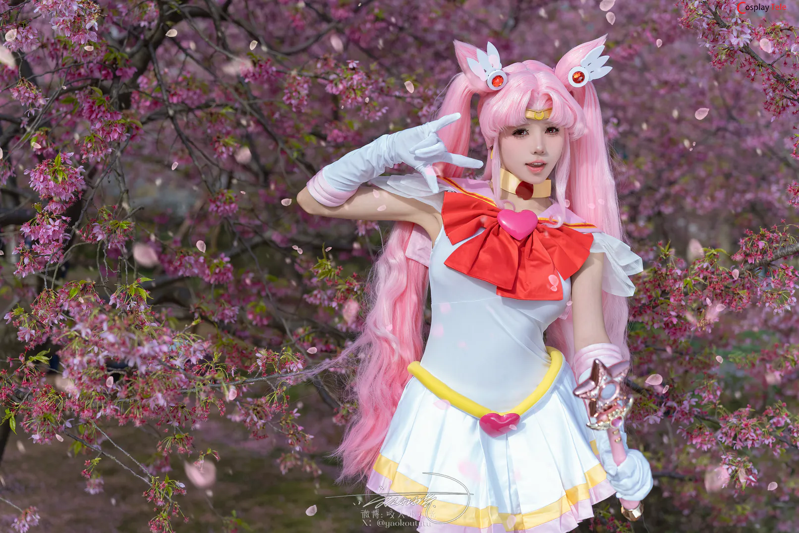 咬一口兔娘ovo (Yaokoututu) cosplay Chibiusa Tsukino – Sailor Moon “74 photos and 1 video” 第14张图