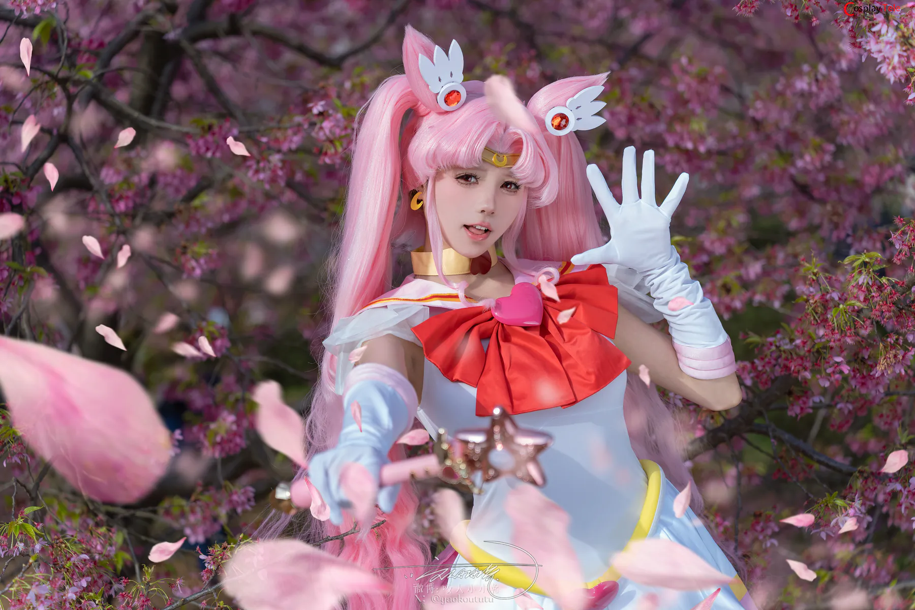 咬一口兔娘ovo (Yaokoututu) cosplay Chibiusa Tsukino – Sailor Moon “74 photos and 1 video” 第15张图