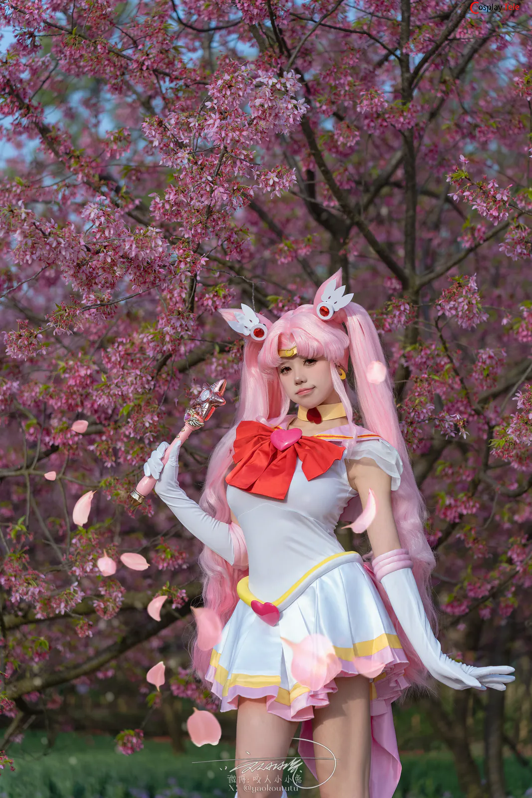 咬一口兔娘ovo (Yaokoututu) cosplay Chibiusa Tsukino – Sailor Moon “74 photos and 1 video” 第3张图