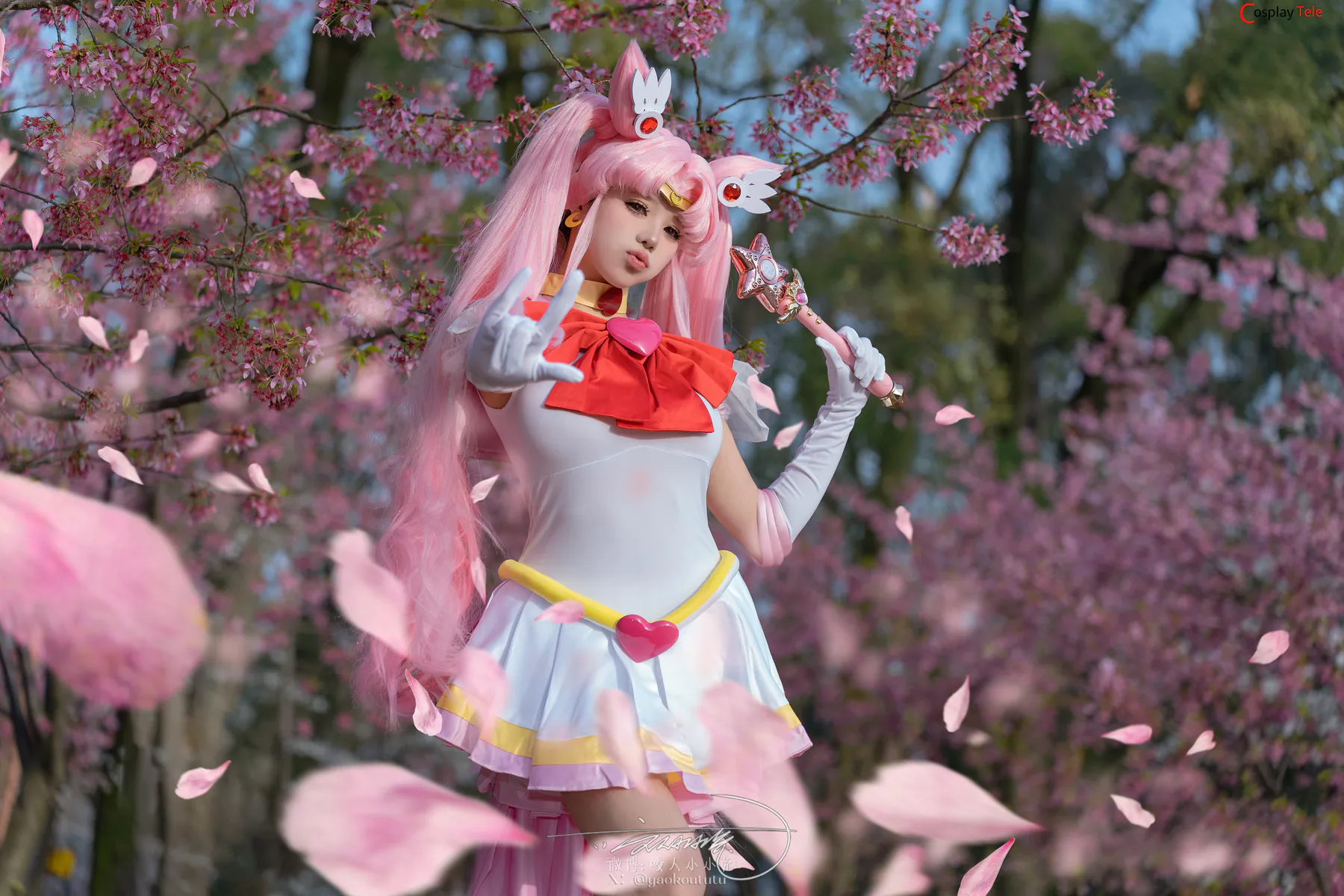 咬一口兔娘ovo (Yaokoututu) cosplay Chibiusa Tsukino – Sailor Moon “74 photos and 1 video” 第5张图