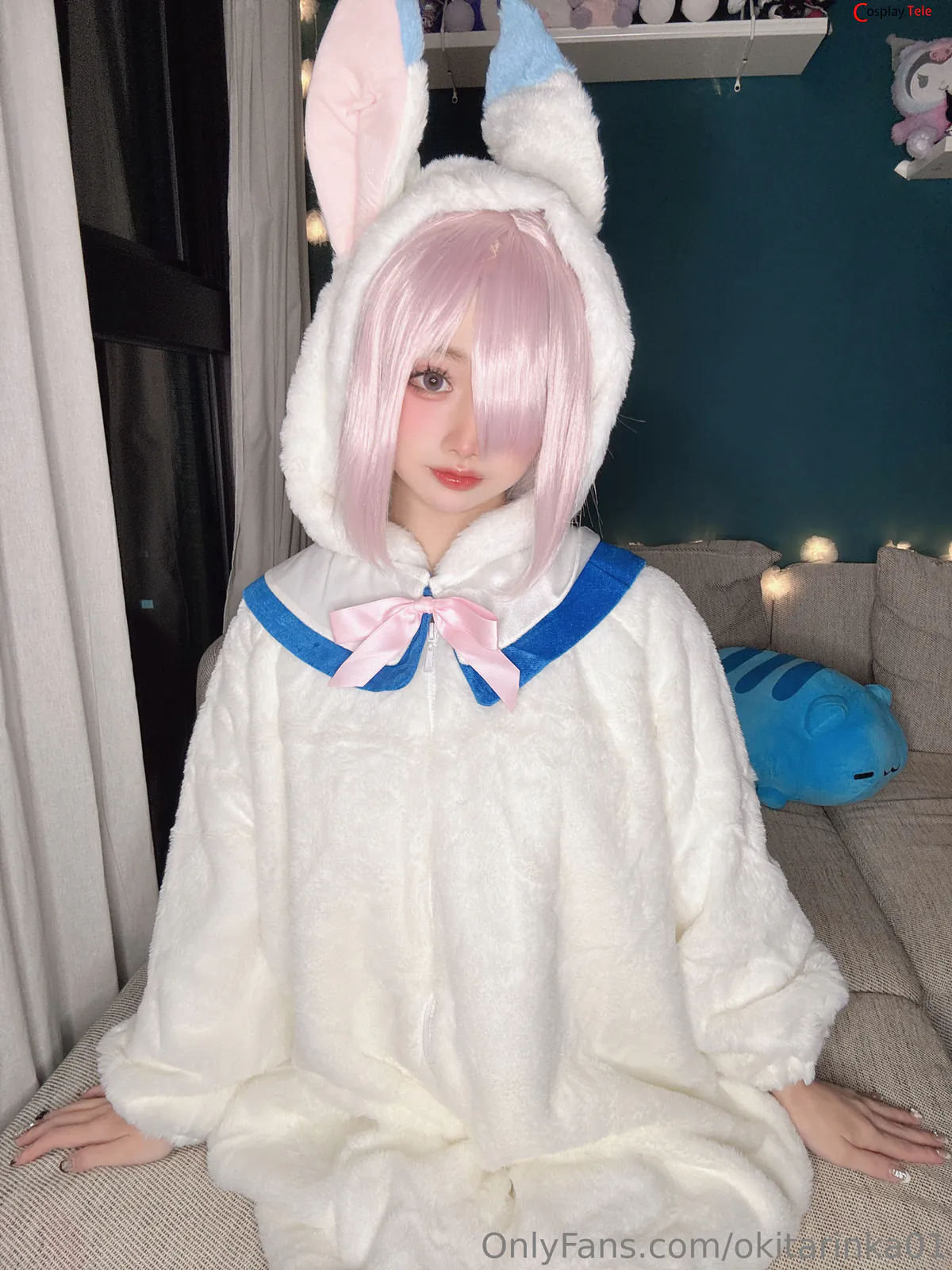 Okita Rinka (沖田凜花Rinka) cosplay Mashu Kyrielight – Fate/Grand Order “104 photos and 1 video” 第1张图