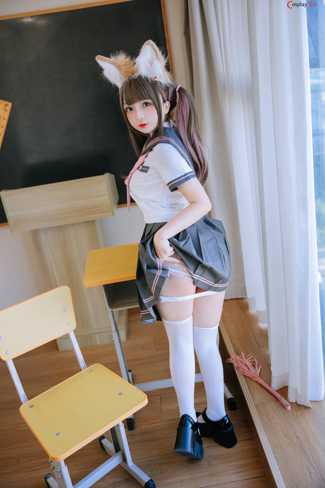 Rinaijiao-(日奈娇) – Desk Bundling “150 photos and 3 videos” 第8张图