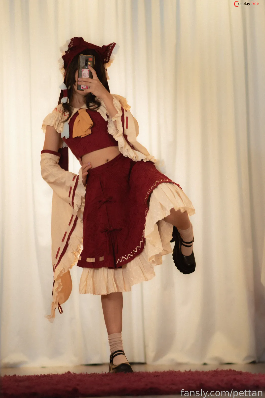 Pettankochuu cosplay Reimu Hakurei – Touhou Project “58 photos” 第4张图