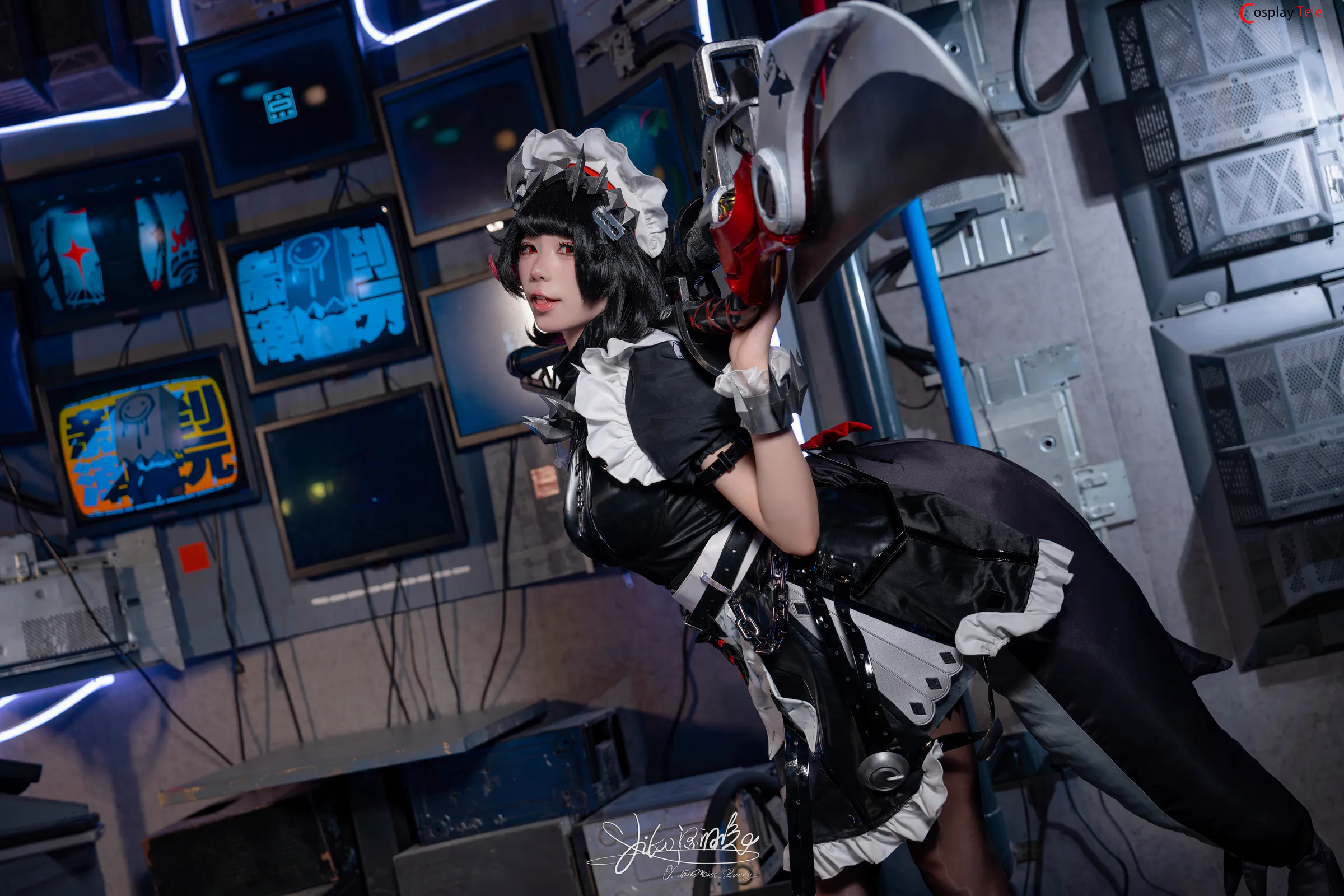 咬一口兔娘ovo (Yaokoututu) cosplay Ellen Joe – Zenless Zone Zero “79 photos and 1 video” 第5张图