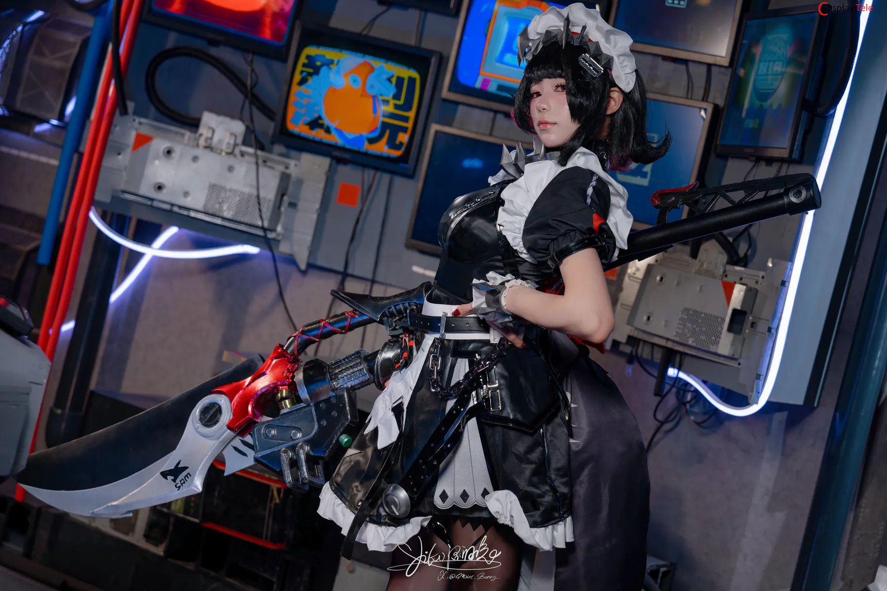 咬一口兔娘ovo (Yaokoututu) cosplay Ellen Joe – Zenless Zone Zero “79 photos and 1 video” 第6张图