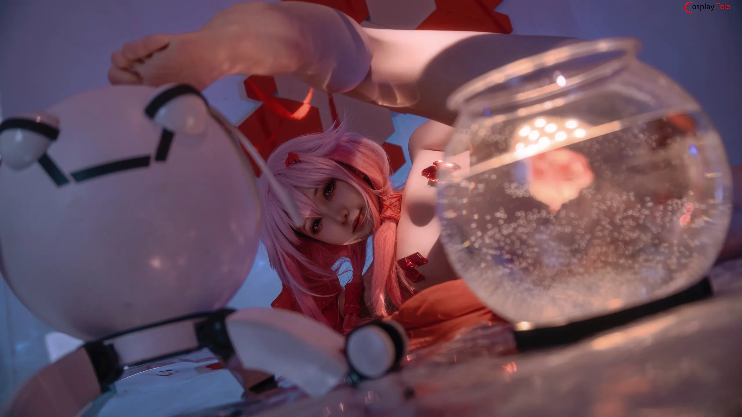 小和甜酒 (xiaohetianjiu) cosplay Inori Yuzuriha – Guilty Crown “58 photos and 1 video” 第44张图