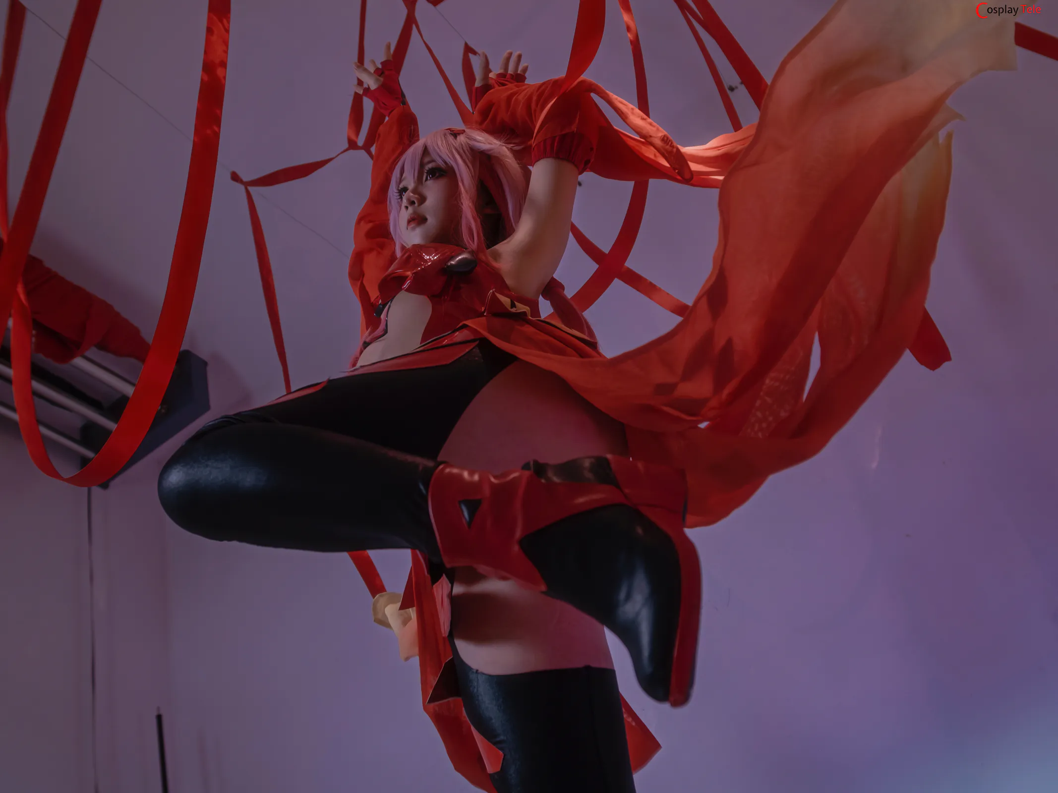 小和甜酒 (xiaohetianjiu) cosplay Inori Yuzuriha – Guilty Crown “58 photos and 1 video” 第8张图