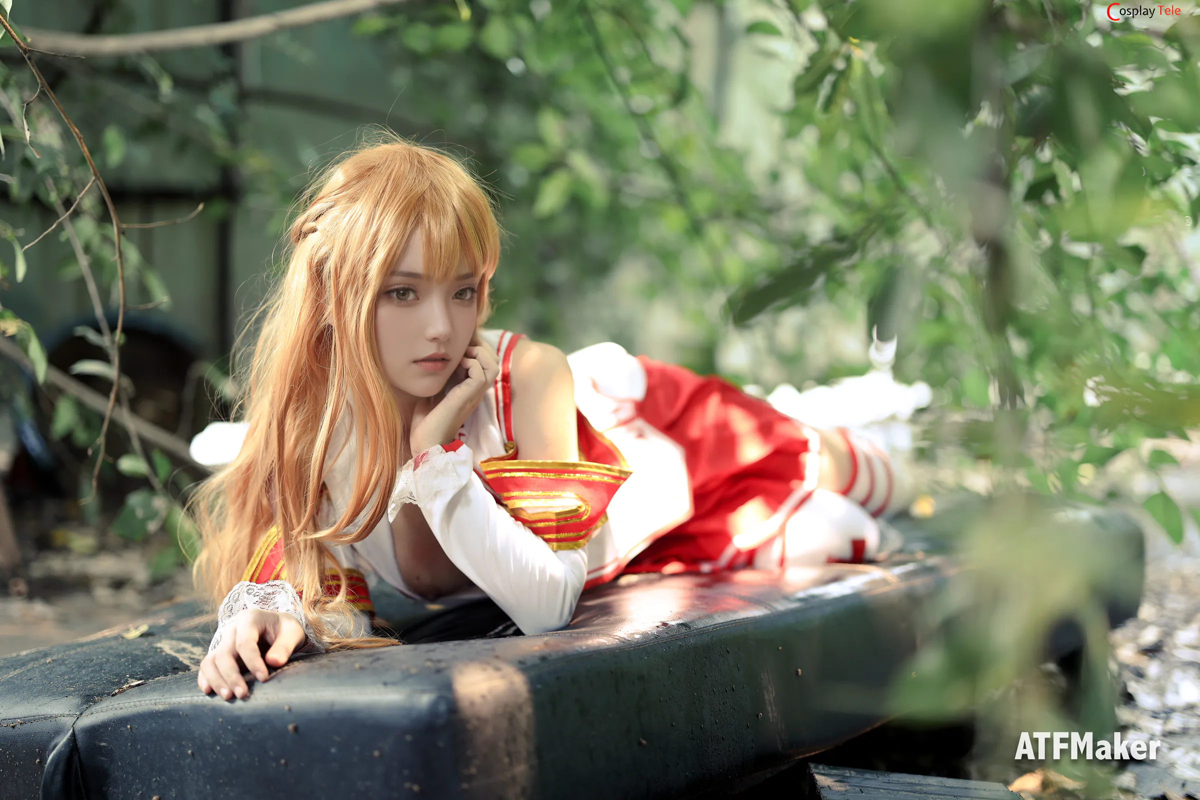 ATFM – Tsubaki cosplay Yuuki Asuna Battle – Sword Art Online “39 photos” 第18张图