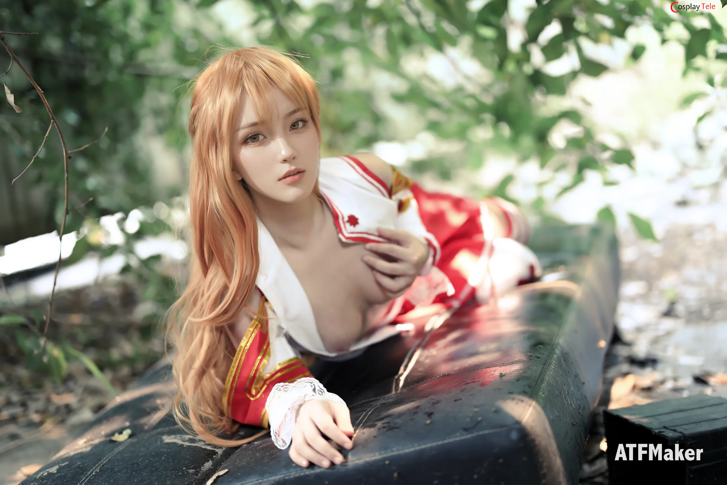 ATFM – Tsubaki cosplay Yuuki Asuna Battle – Sword Art Online “39 photos” 第19张图