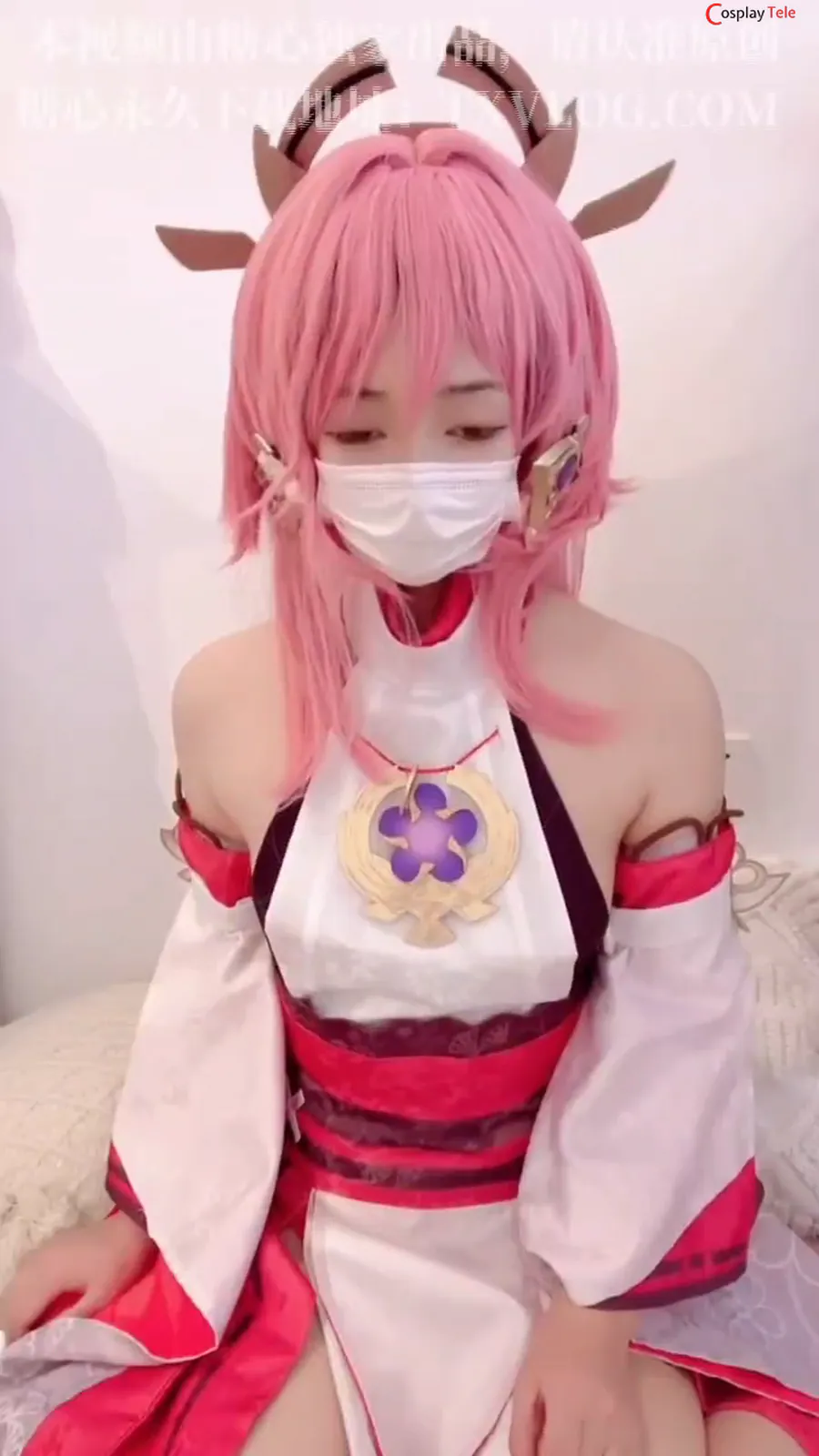 Unknown Cosplayer cosplay Yae Miko – Genshin Impact “35 photos and 1 video” 第1张图
