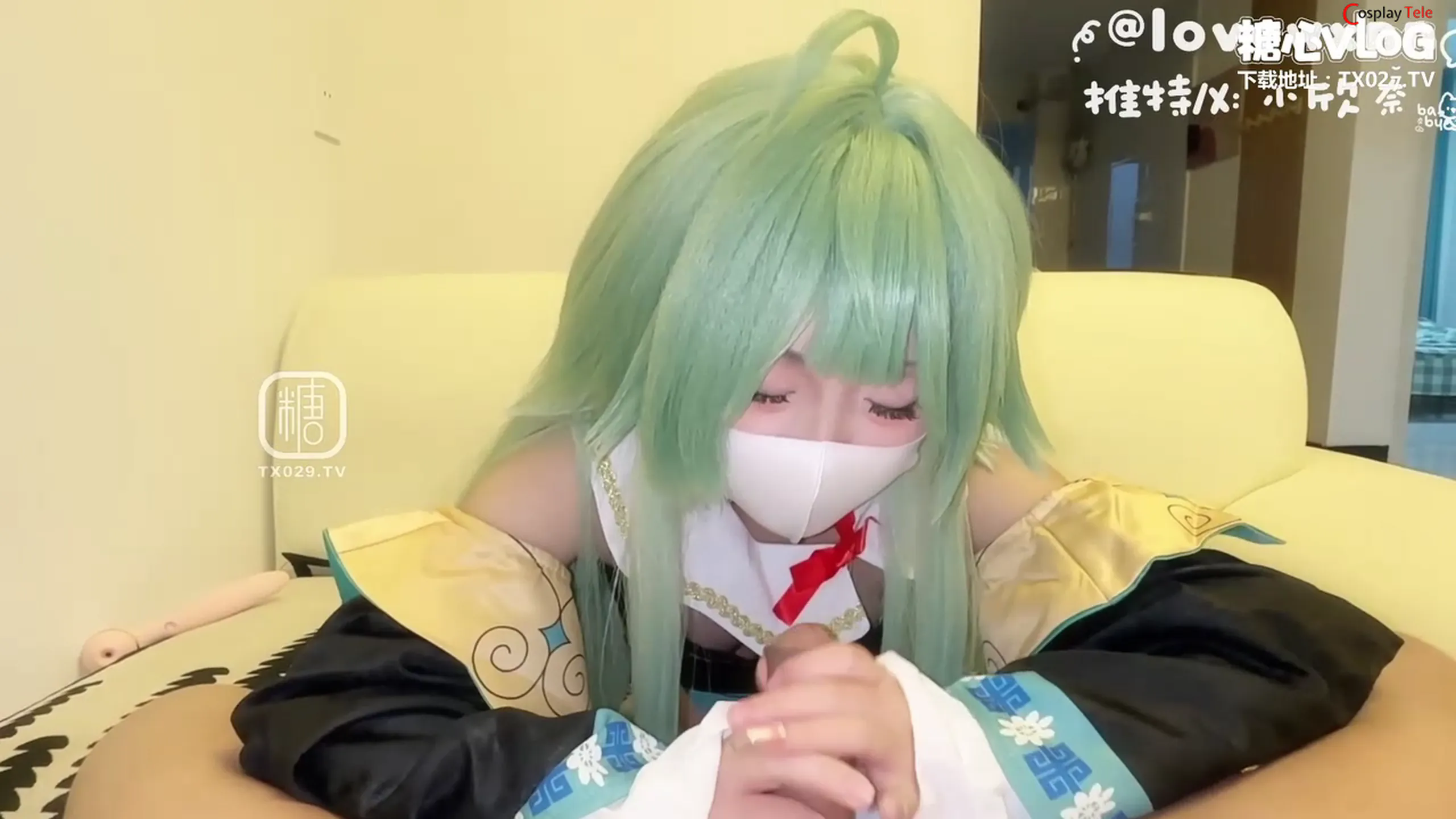 小欣奈 (lovewxnn) cosplay Huohuo – Honkai:Star Rail “22 photos and 1 video” 第7张图
