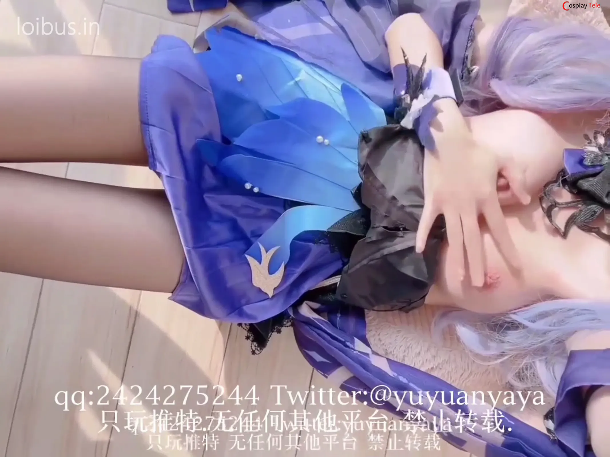 芋圆 (yuyuanyayaya) cosplay Keqing – Genshin Impact “33 photos and 1 video” 第1张图
