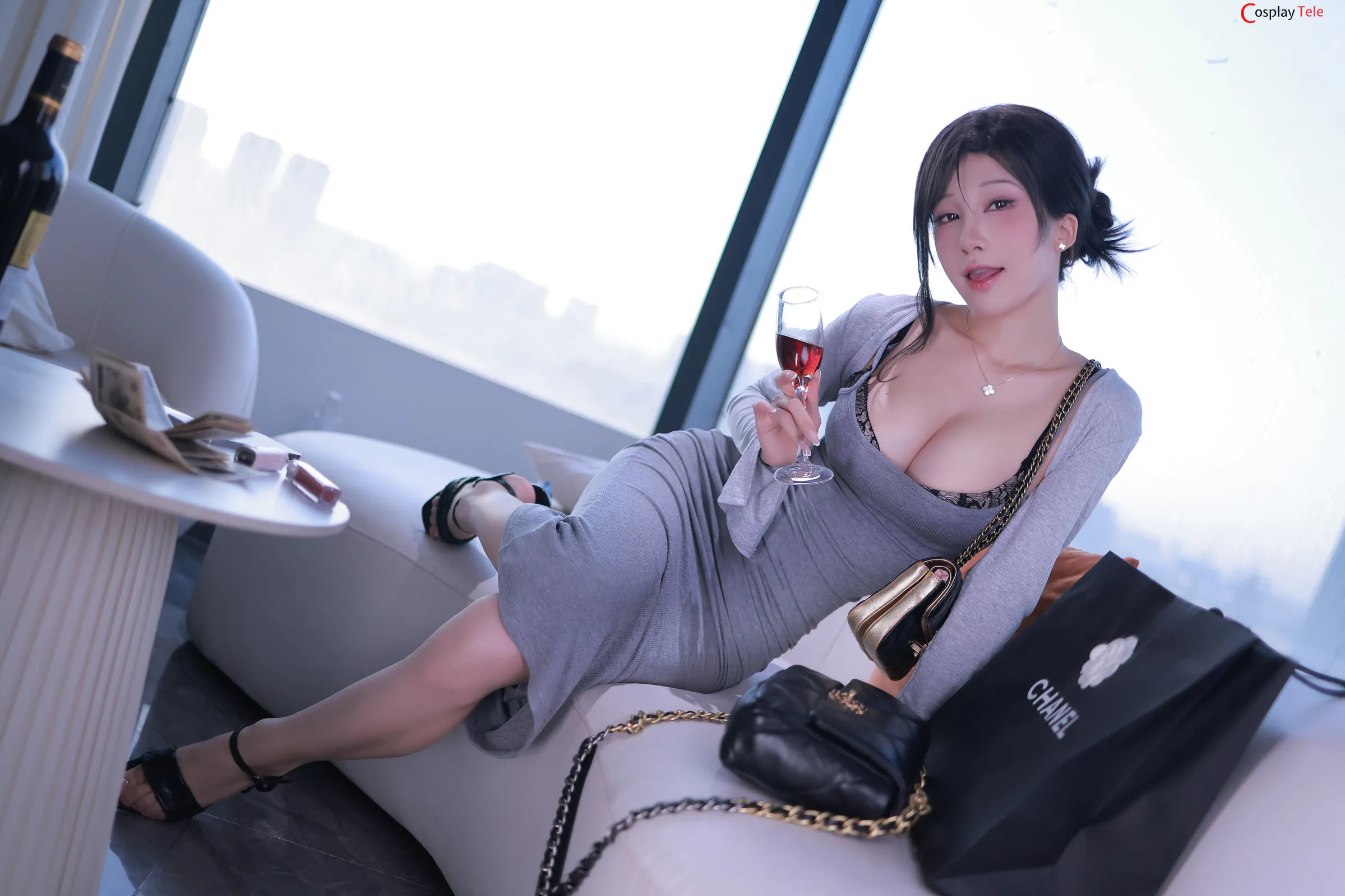 水淼Aqua cosplay Dongtan – Qingtan Dong Xiaoma “95 photos” 第14张图