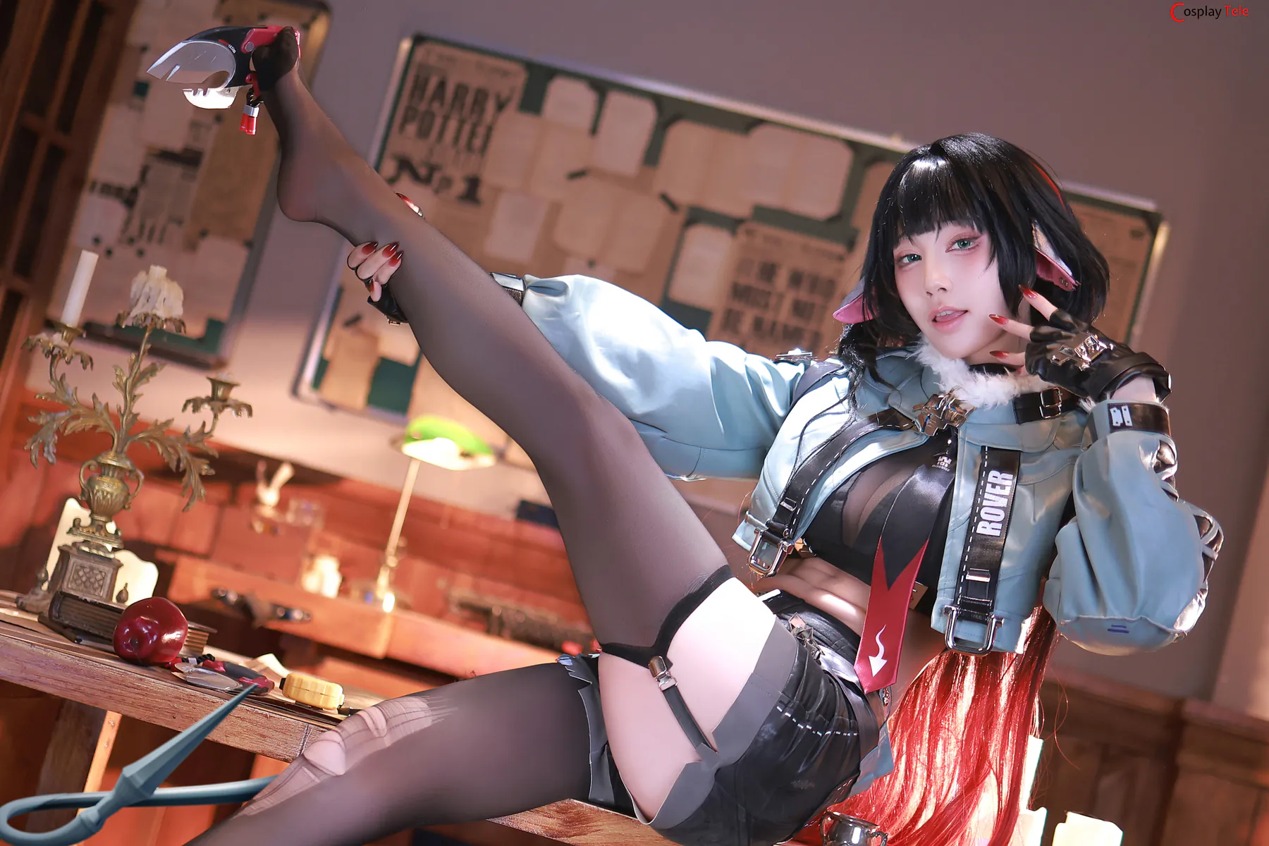 水淼Aqua cosplay Jane Doe – Zenless Zone Zero “91 photos” 第11张图