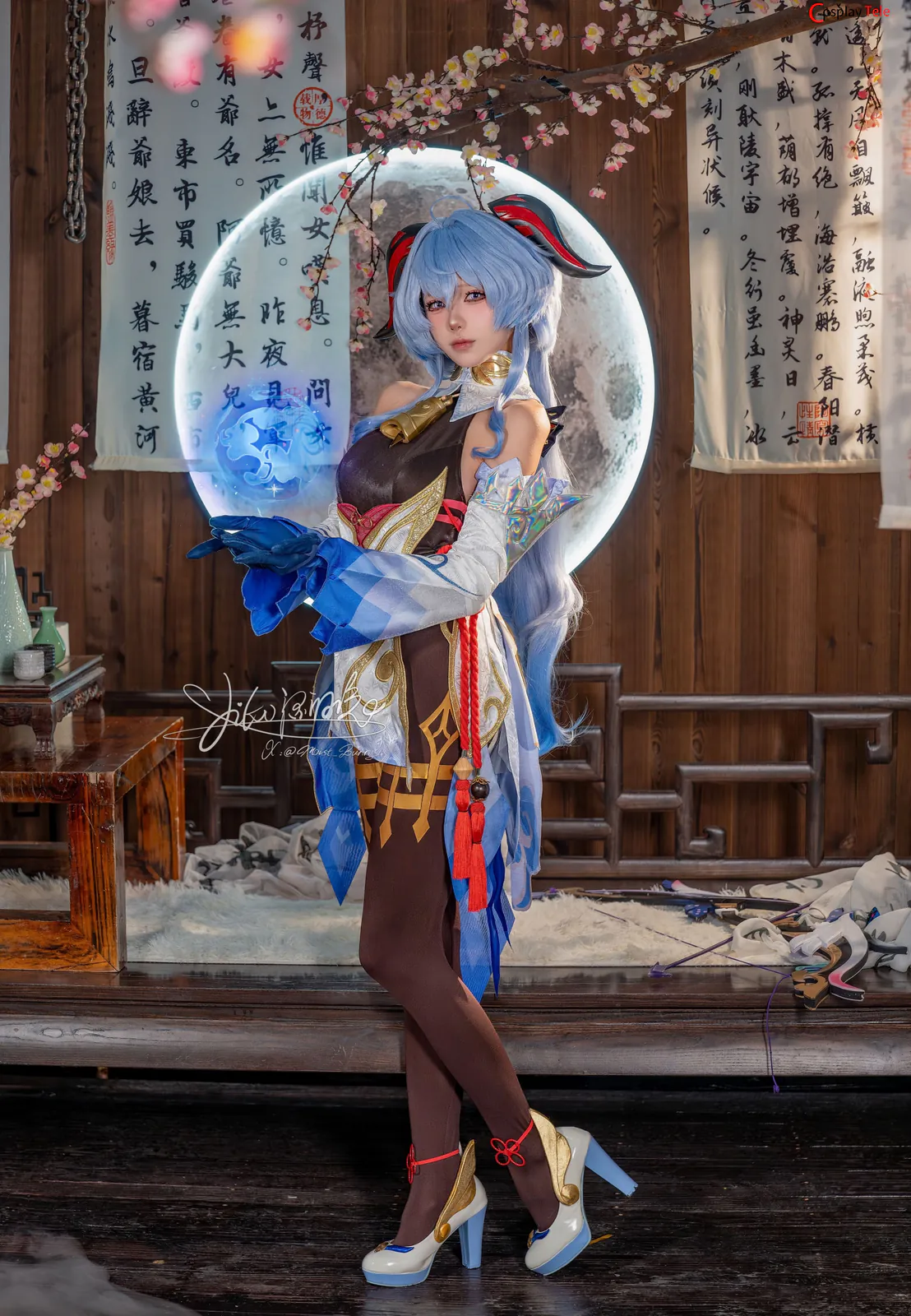 咬一口兔娘ovo (Yaokoututu) cosplay Ganyu – Genshin Impact “73 photos and 1 video” 第1张图