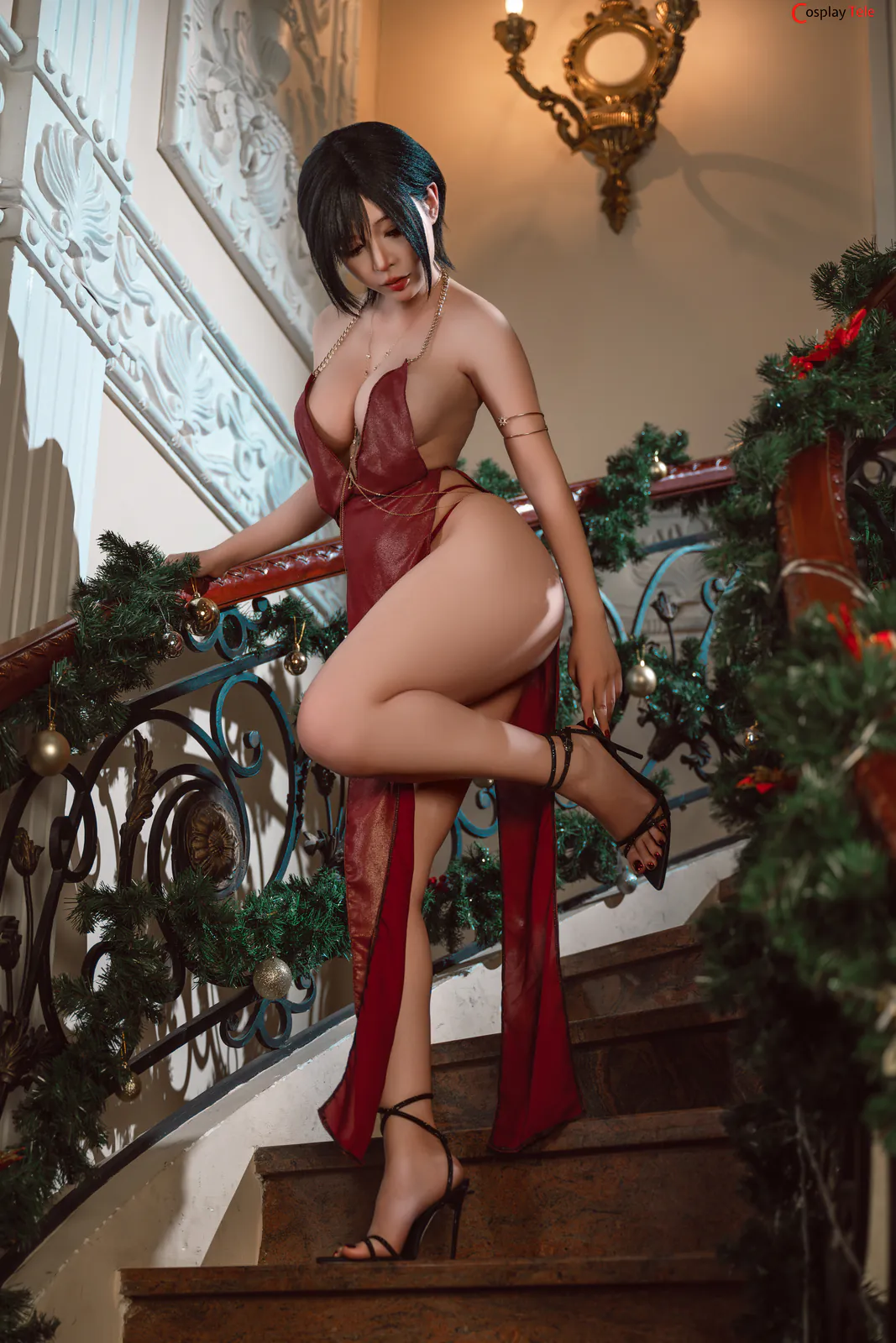 Umeko J cosplay Ada Wong Dress – Resident Evil “100 photos,1gif and 5 videos” 第1张图