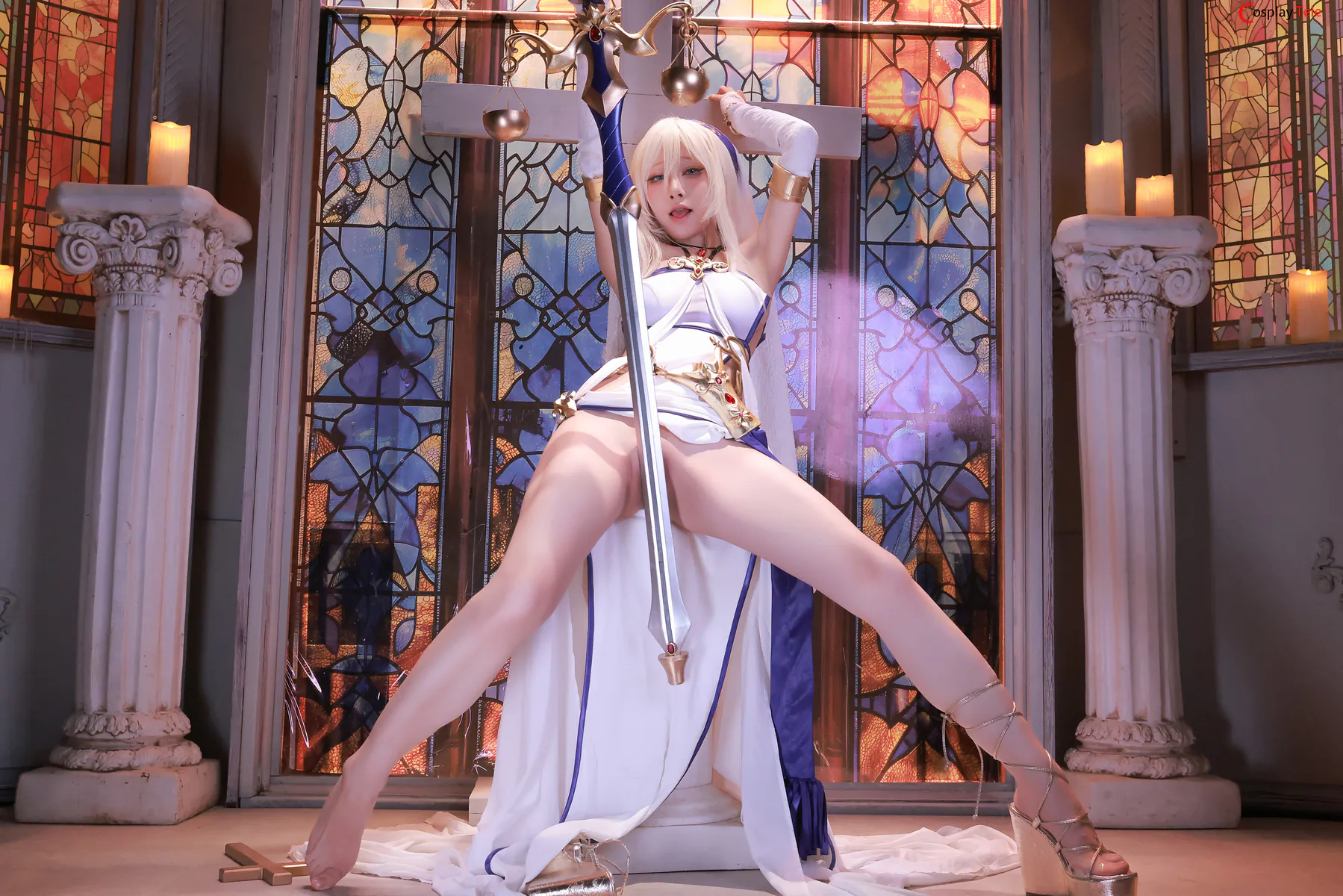 水淼Aqua cosplay Sword Maiden – Goblin Slayer – Part 2 “133 photos” 第26张图