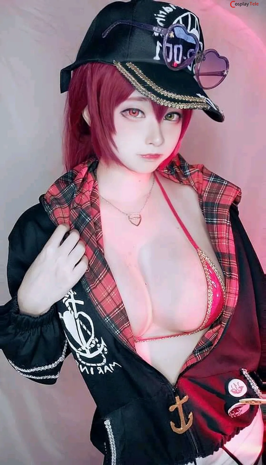 Meenfox cosplay Houshou Marine – Hololive “12 photos and 1 video” 第1张图