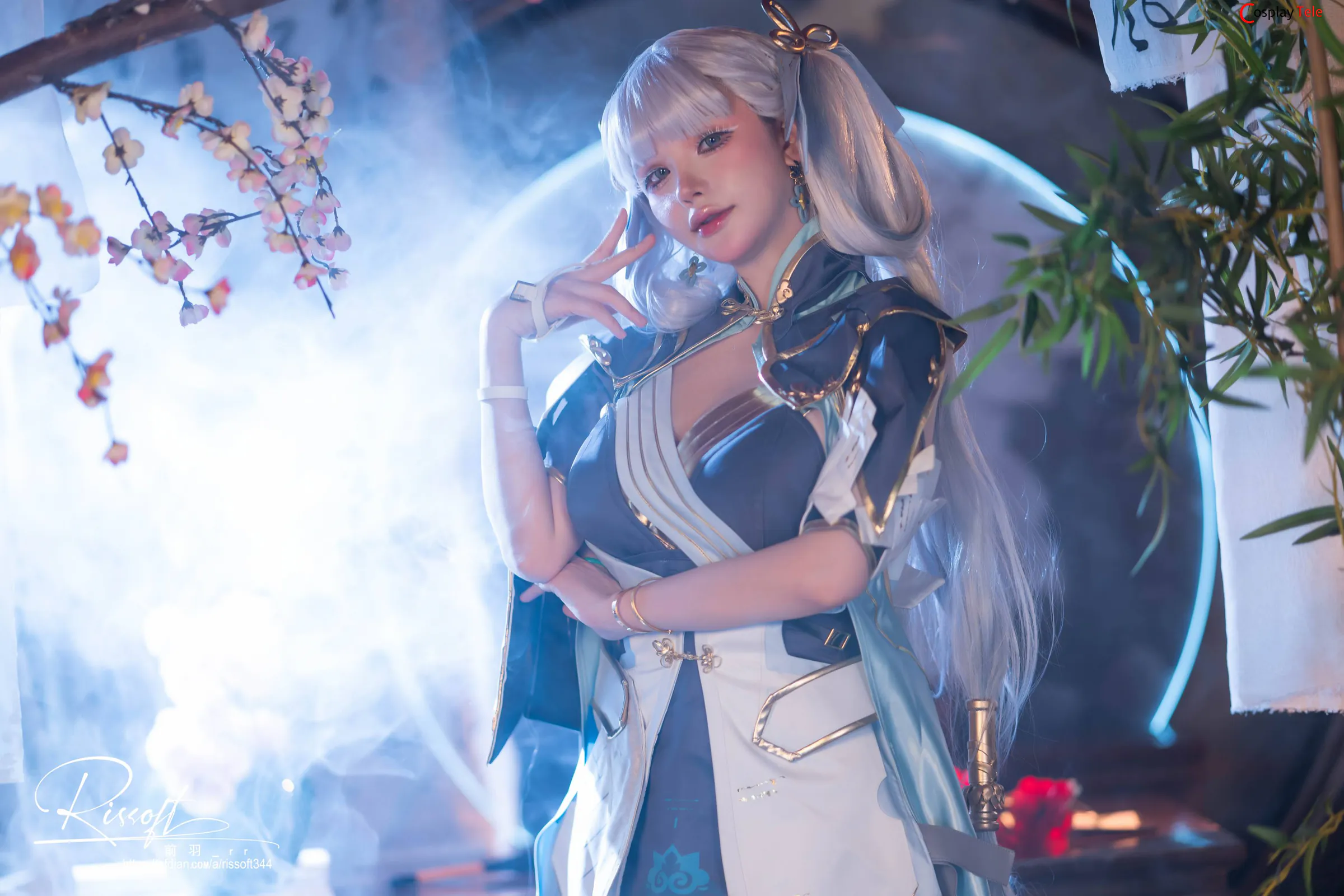 Rissoft 前羽 cosplay Changli and Jinhsi – Wuthering Waves “46 photos” 第11张图