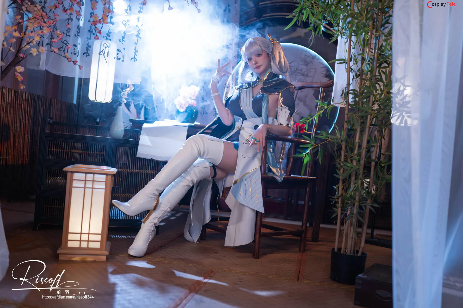 Rissoft 前羽 cosplay Changli and Jinhsi – Wuthering Waves “46 photos” 第3张图