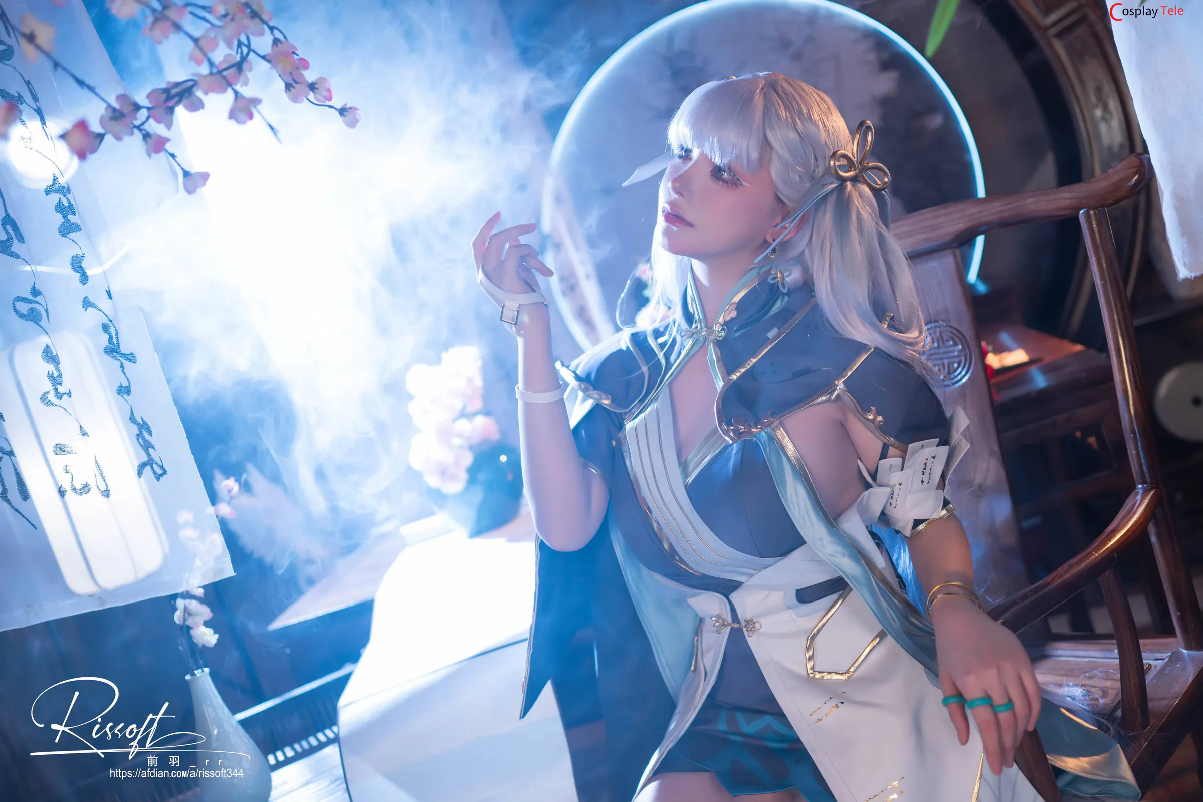 Rissoft 前羽 cosplay Changli and Jinhsi – Wuthering Waves “46 photos” 第5张图