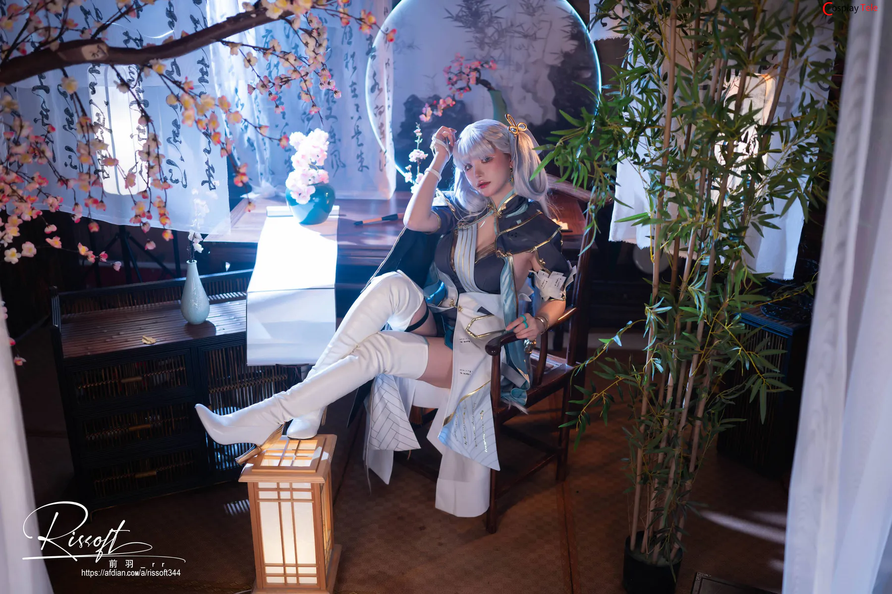 Rissoft 前羽 cosplay Changli and Jinhsi – Wuthering Waves “46 photos” 第7张图