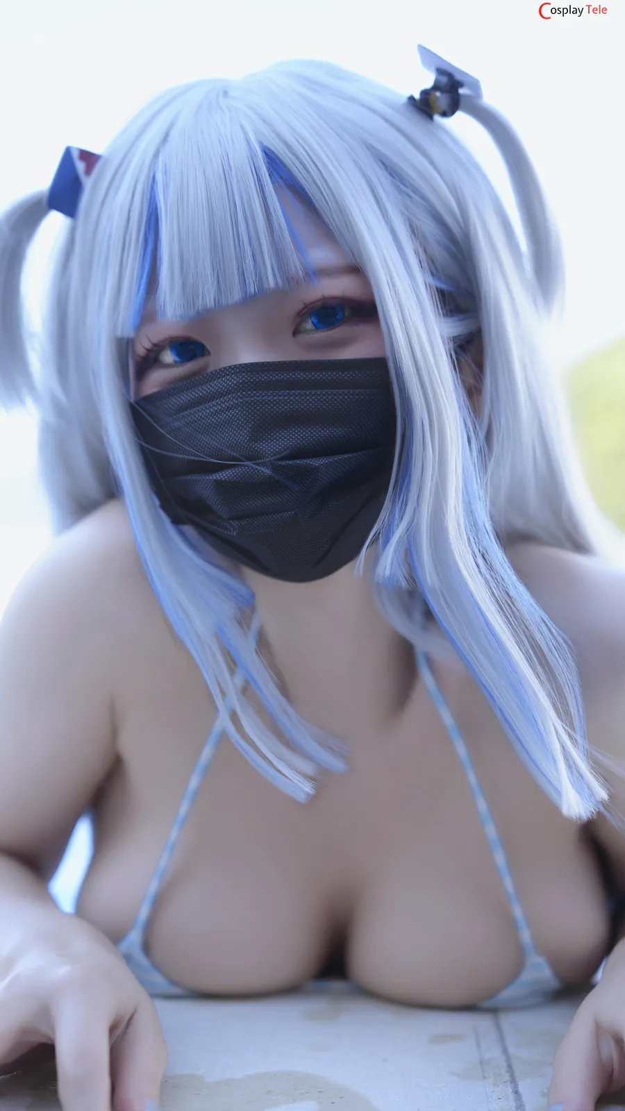 はむすけ (hamham_sk) cosplay Gawr Gura – Hololive “111 photos and 1 video” 第71张图